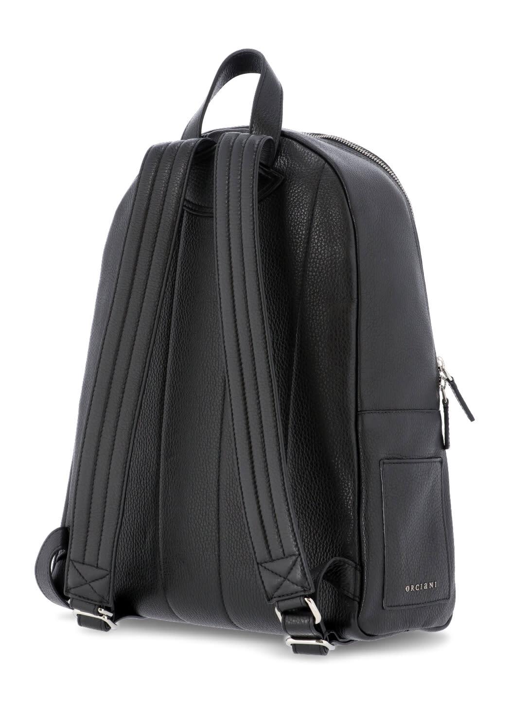 Leather Micron Backpack