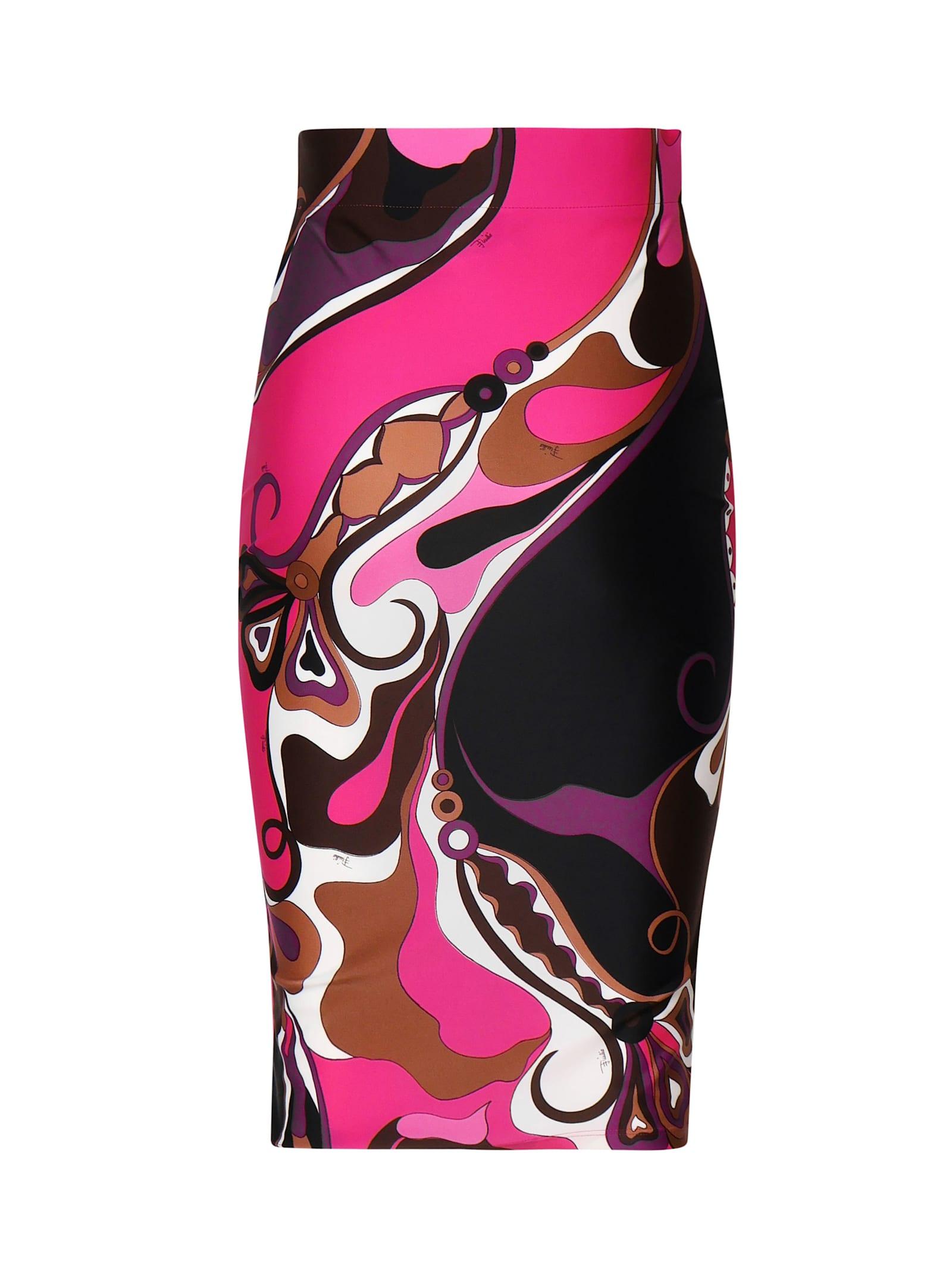 Orchidee Pencil Skirt