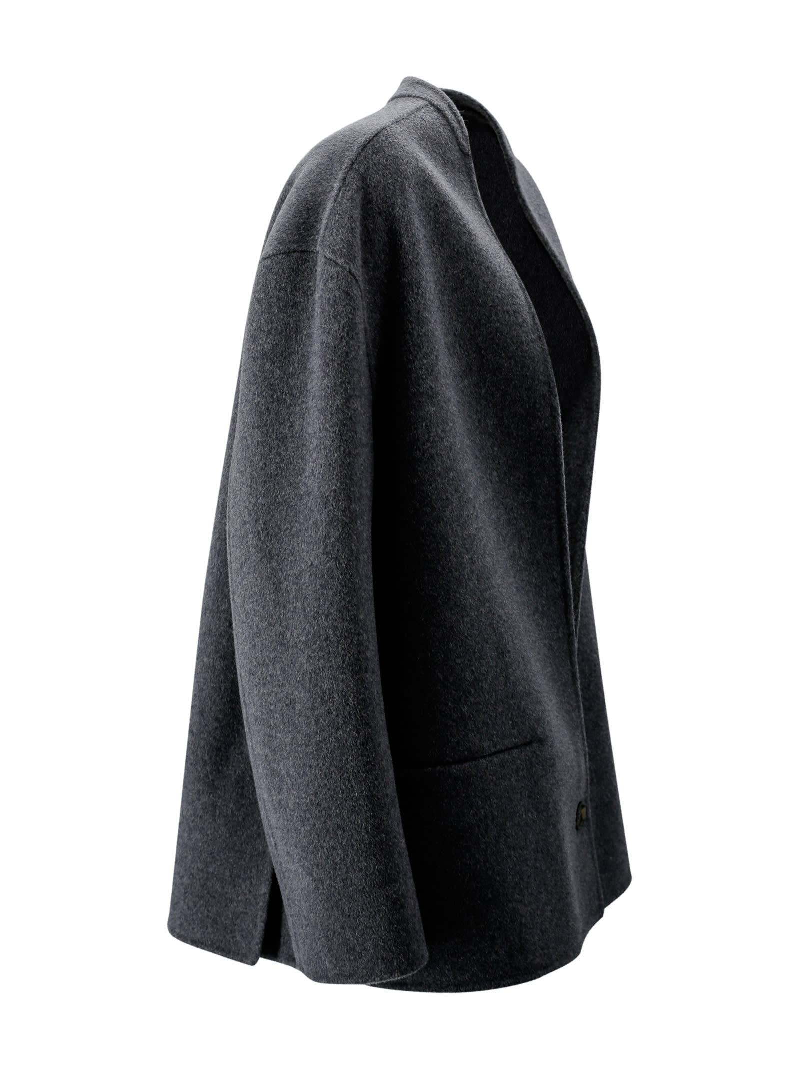 Single-breasted Wool Coat