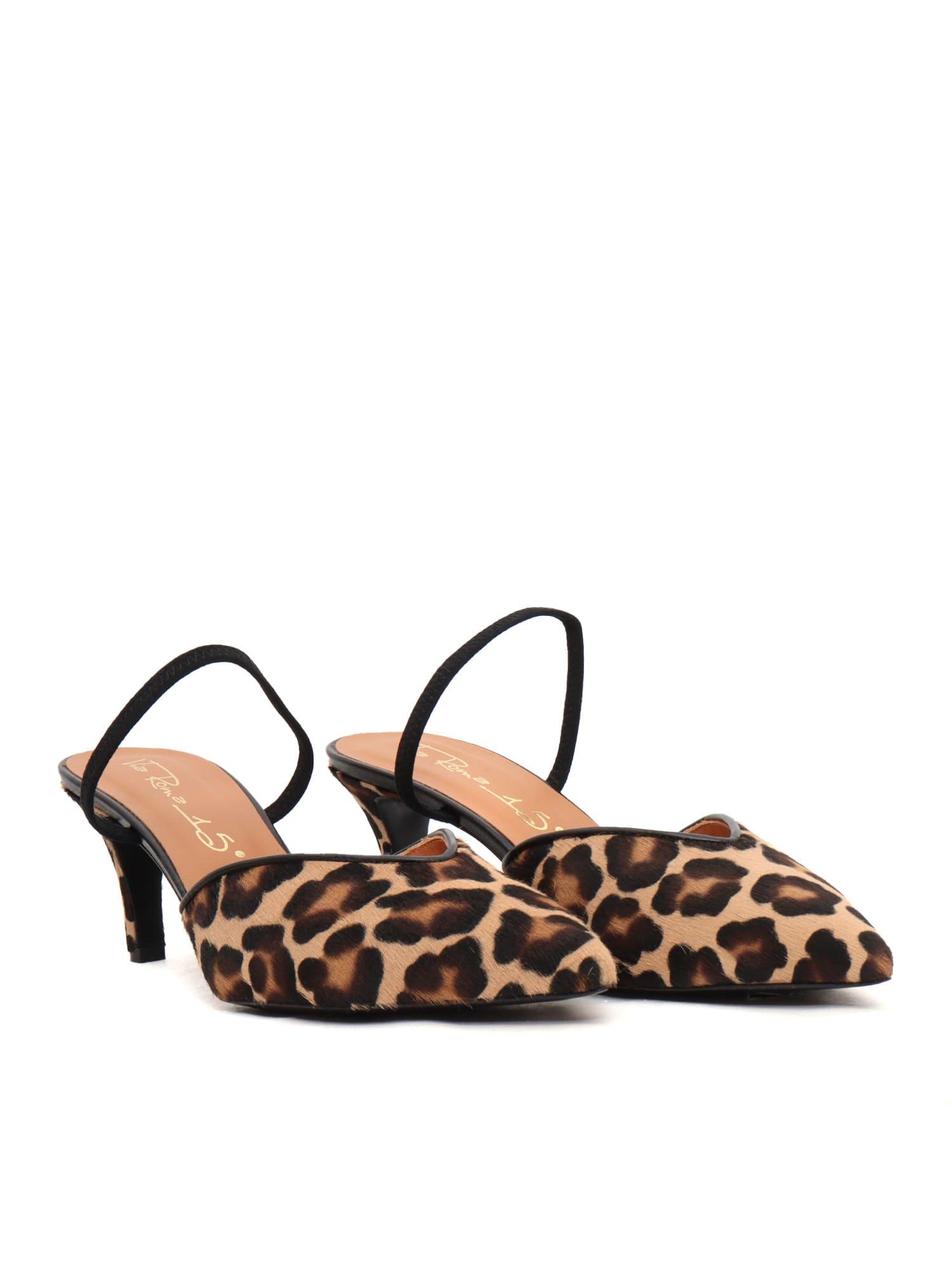 Leopard Slingback Pumps