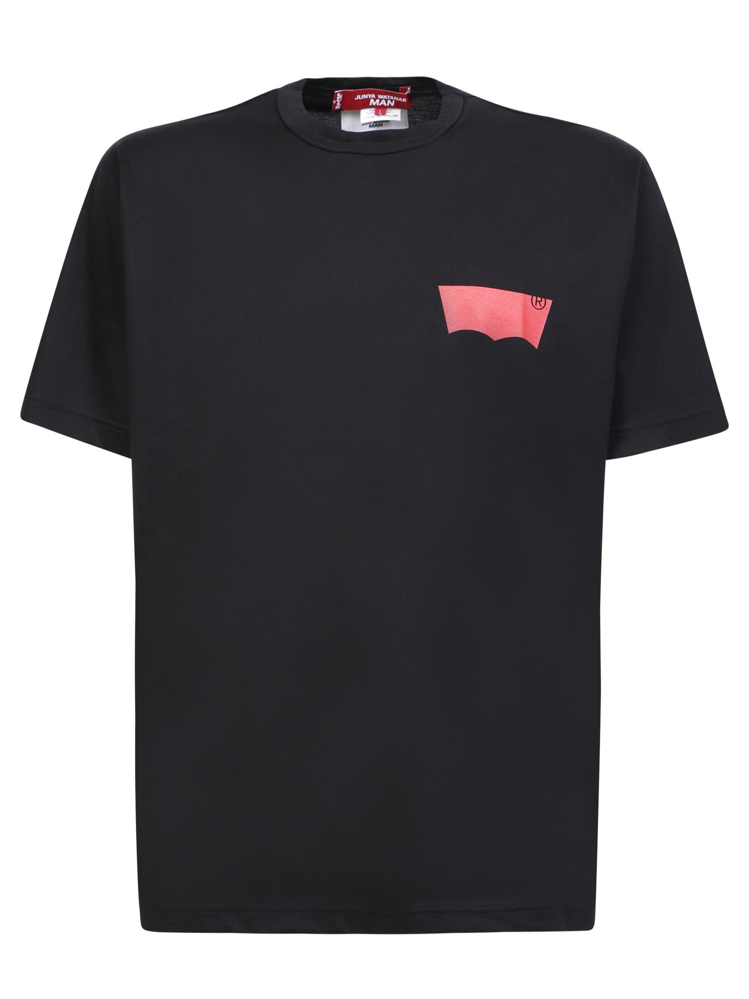 Junya Watanabe Logo Printed Crewneck T-Shirt