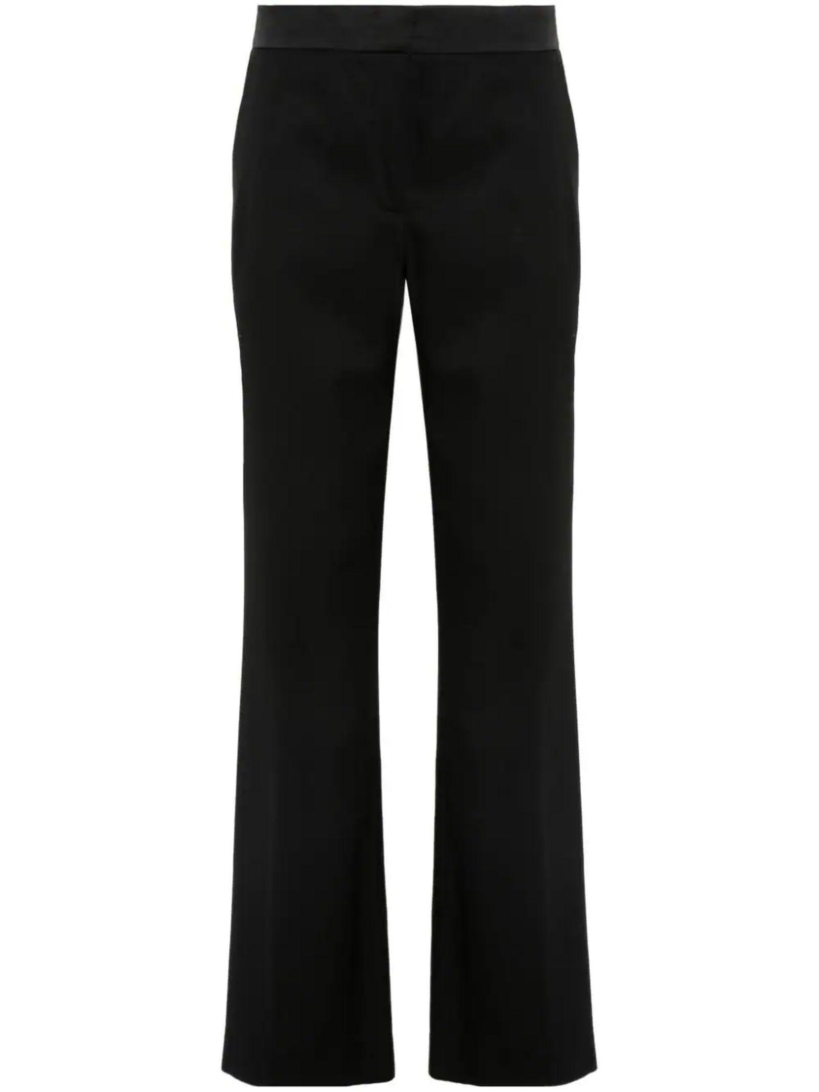 Black Virgin Wool Trousers