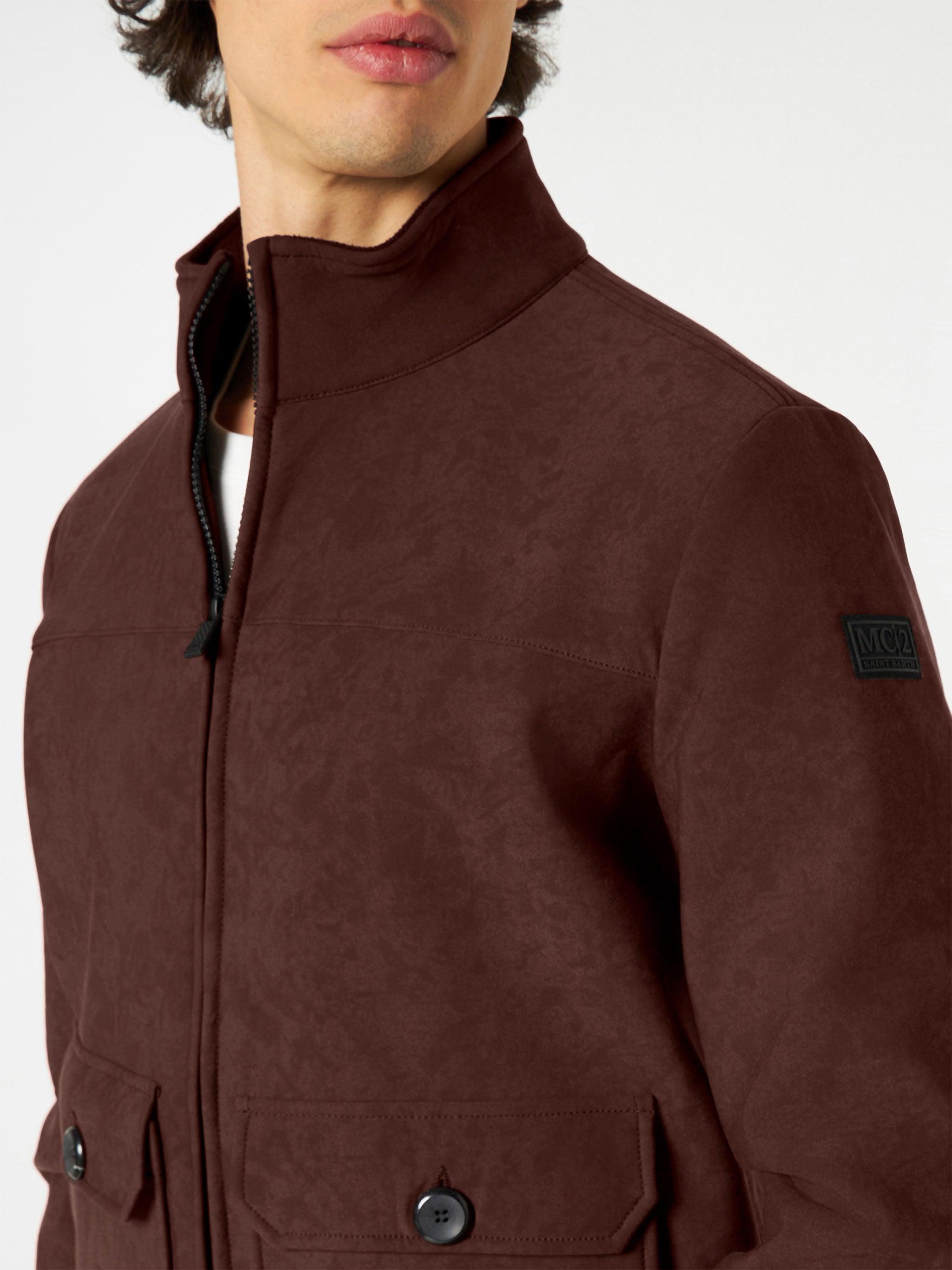 Man Brown Thermo Jacket