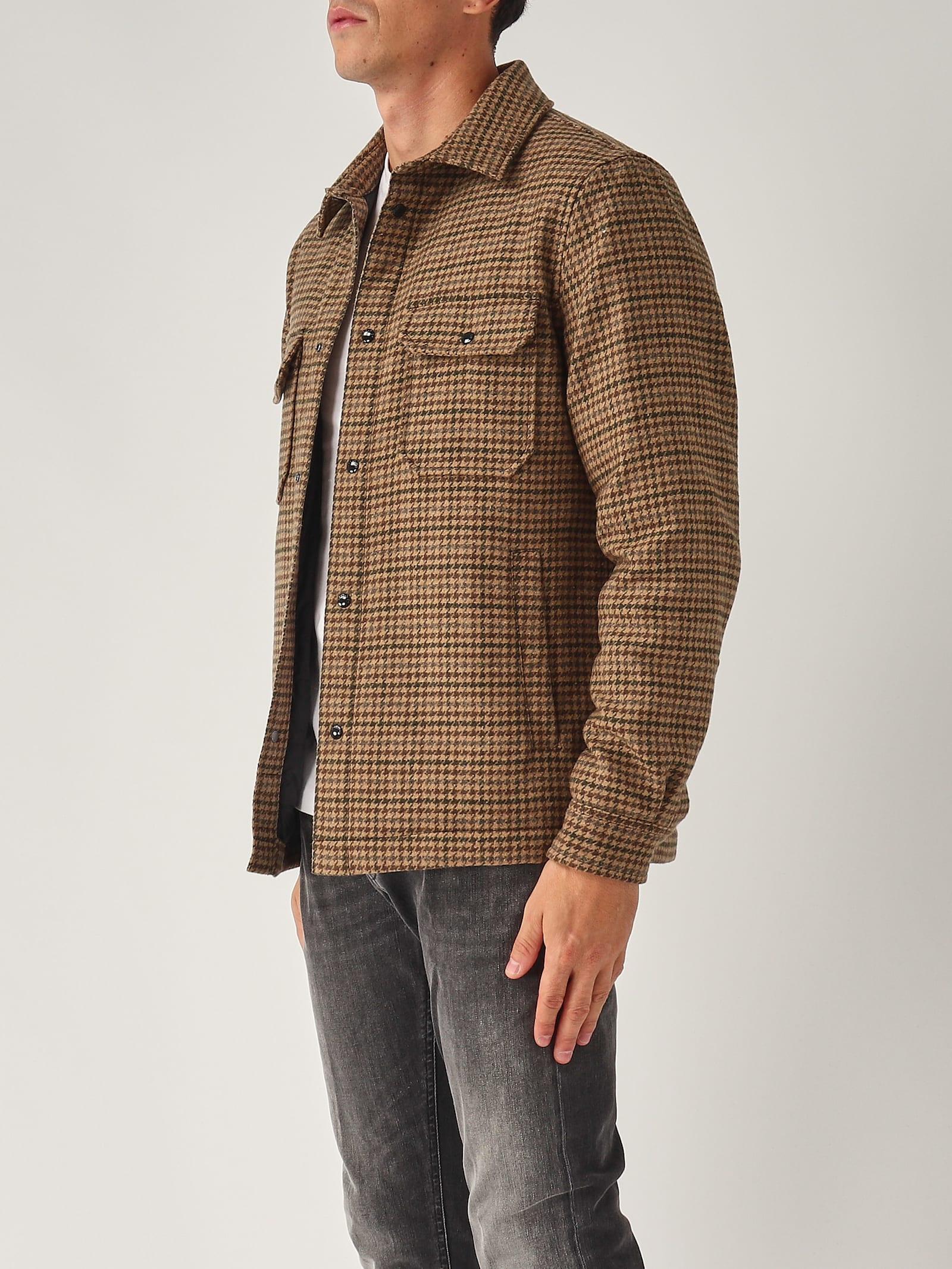 Alaskan Wool Check Overshirt Shirt