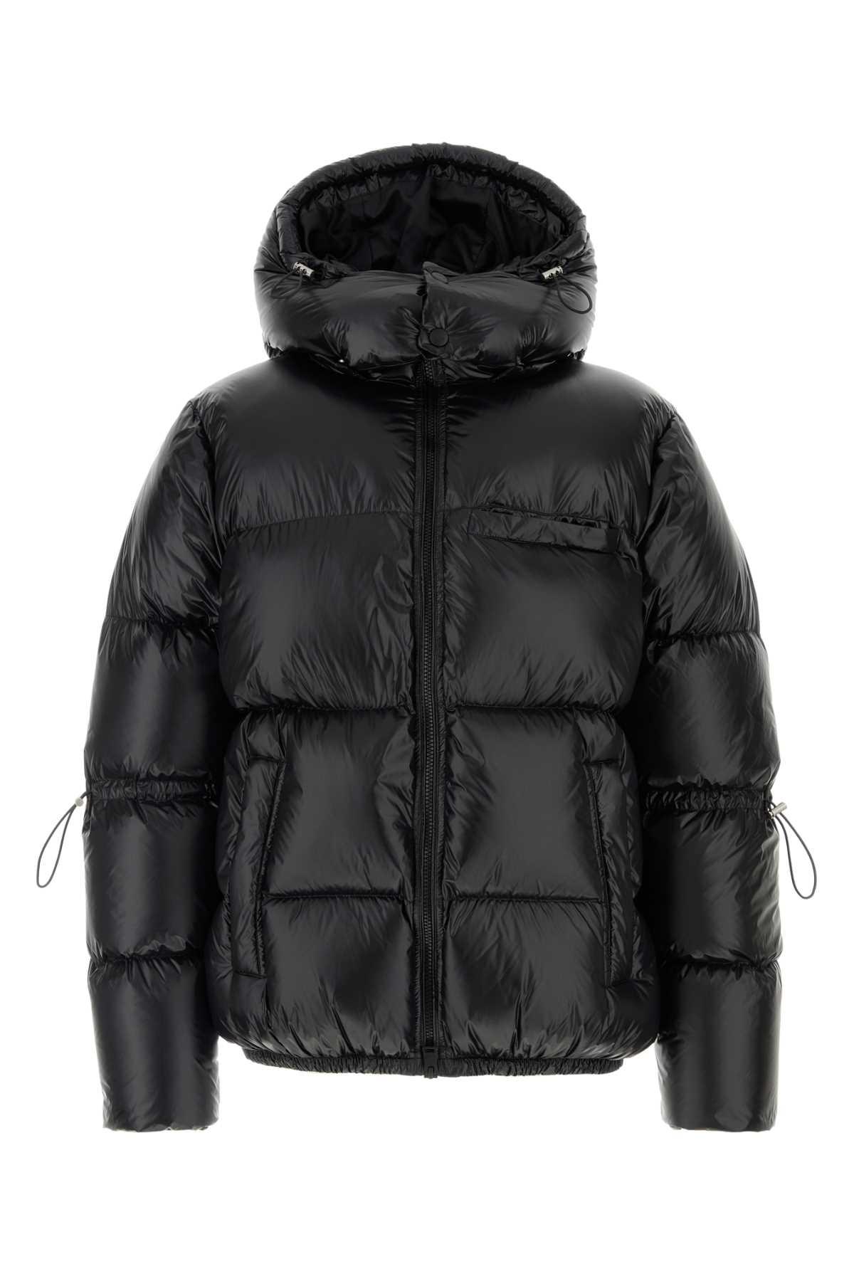 Black Nylon Down Jacket