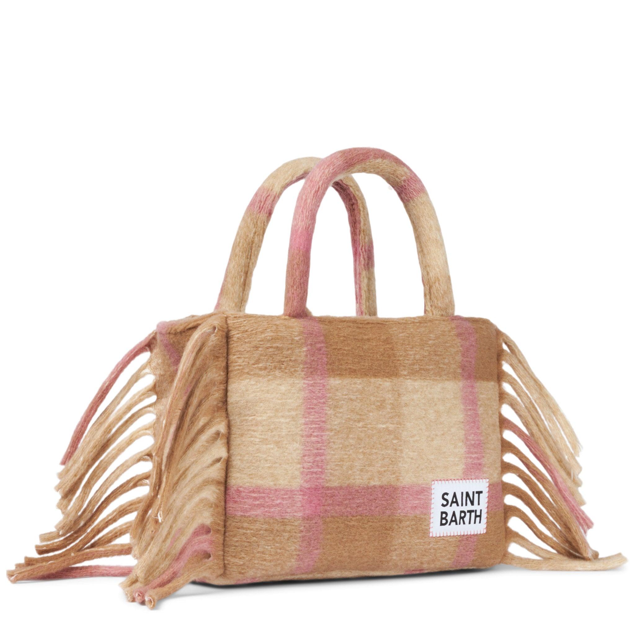 Colette Blanket Handbag With Tartan Print