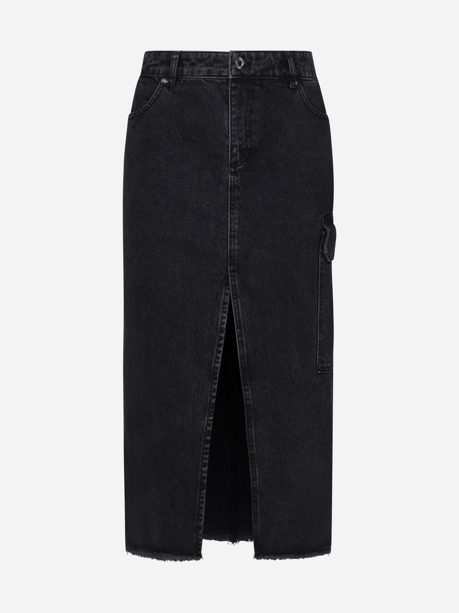 Peter Denim Midi Skirt