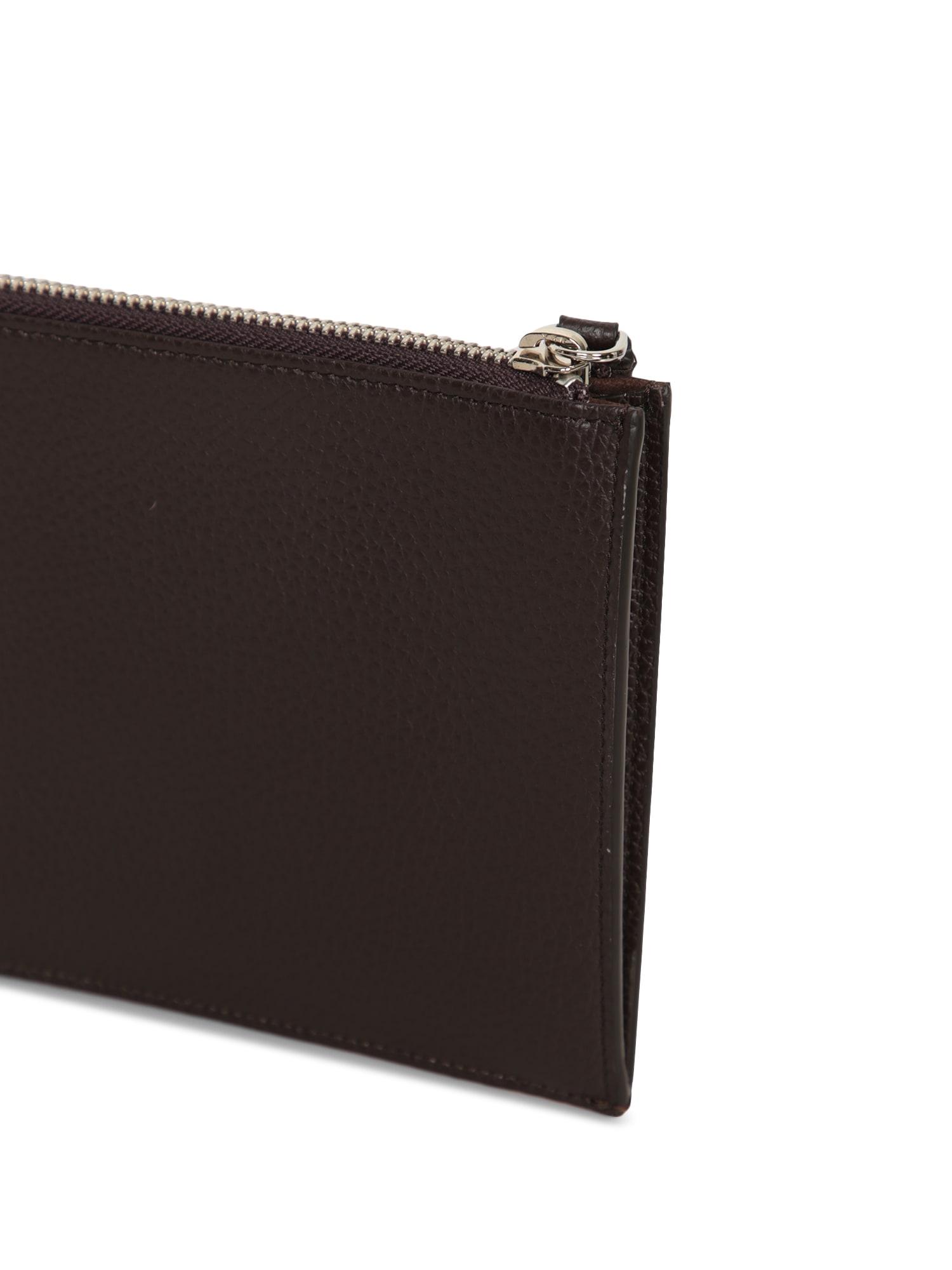 Micron Ebano Leather Clutch