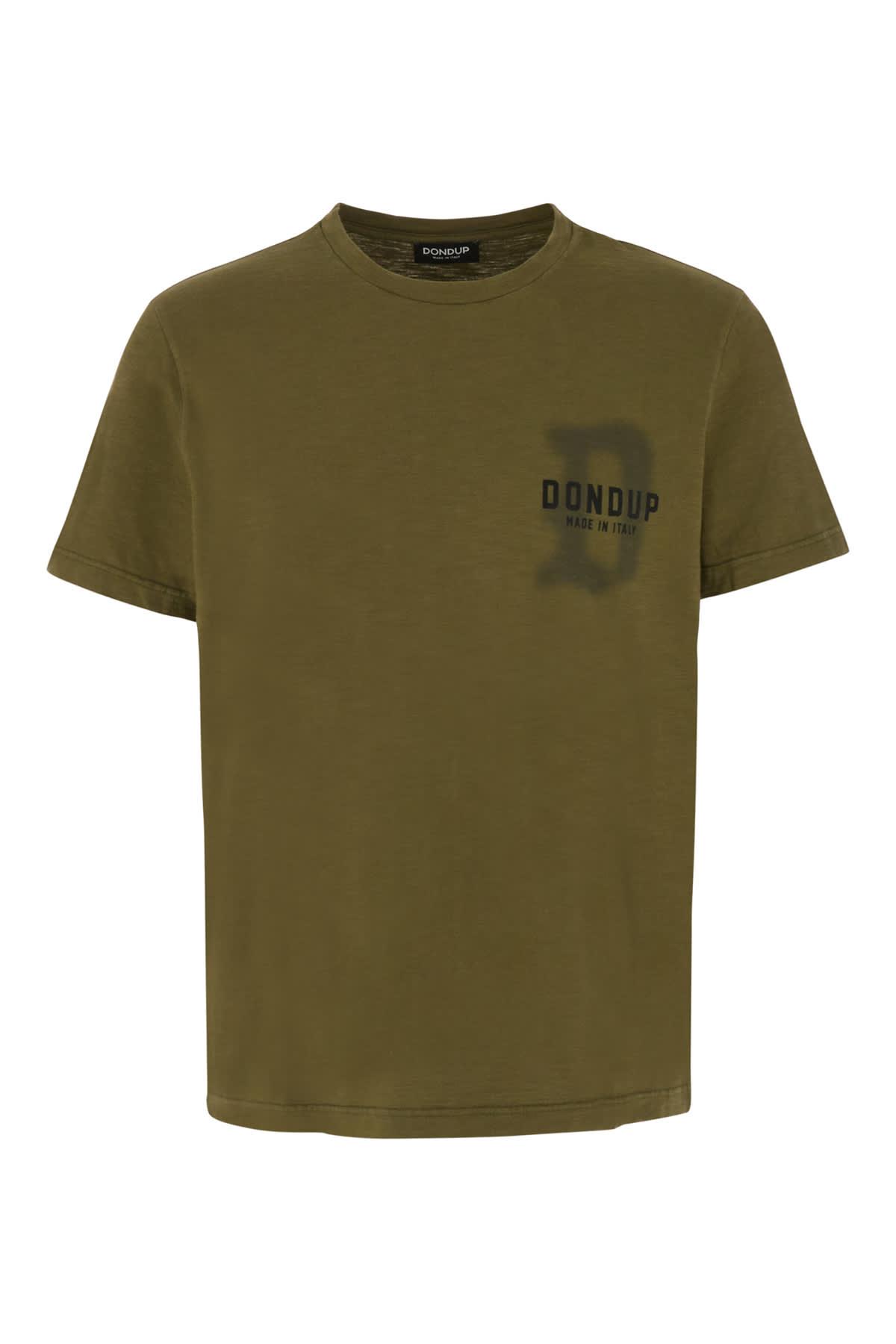 Military Green Cotton T-shirt