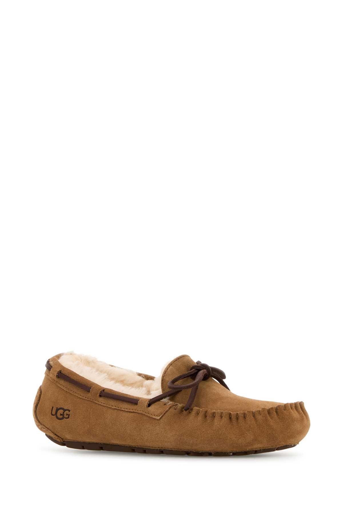 Camel Suede Dakota Loafers