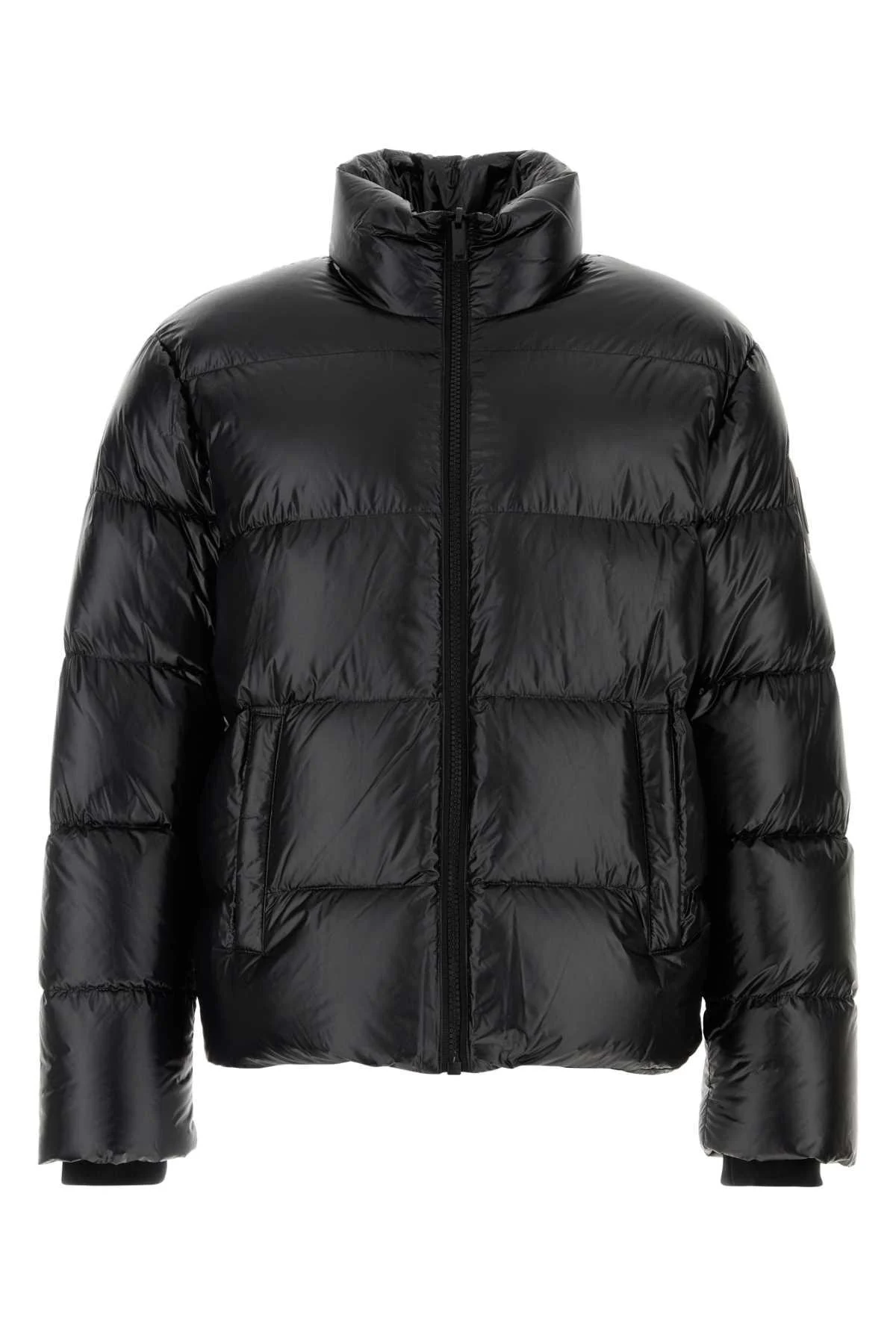 Black nylon Kings down jacket