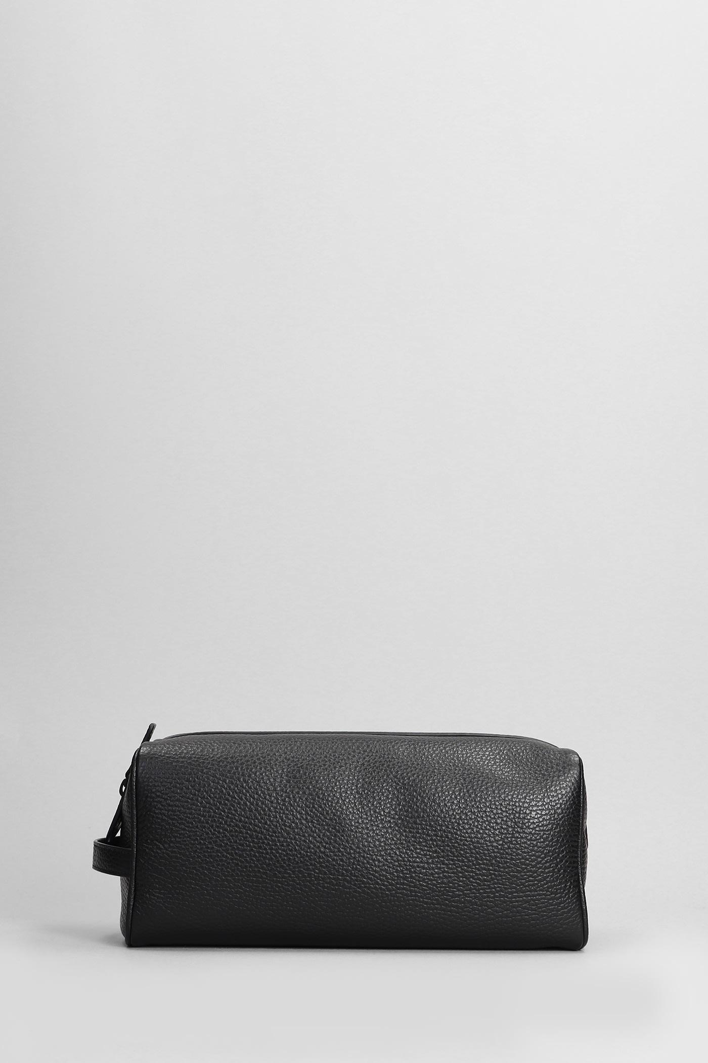 Clutch In Black Leather