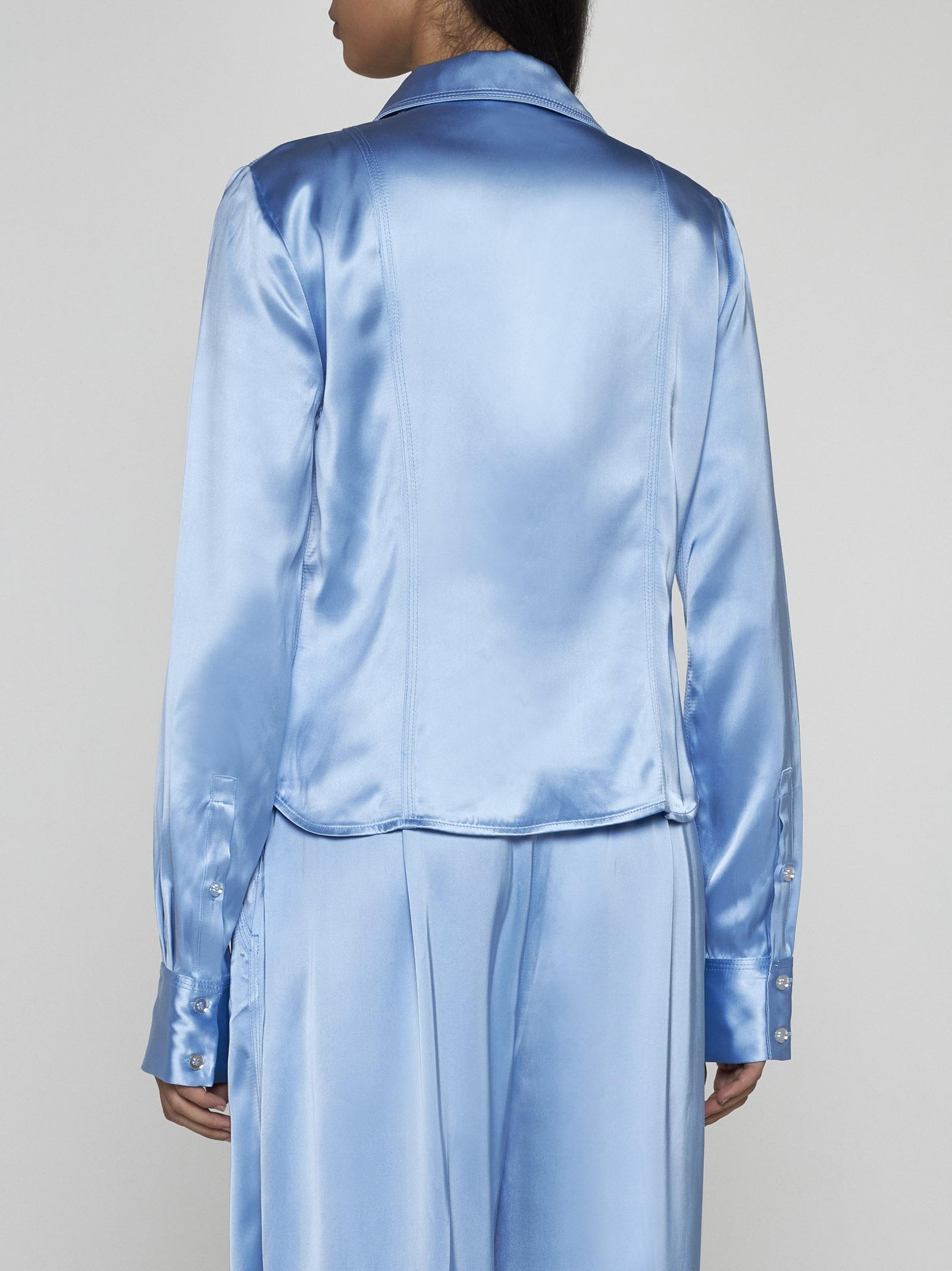 Shane Viscose Satin Shirt