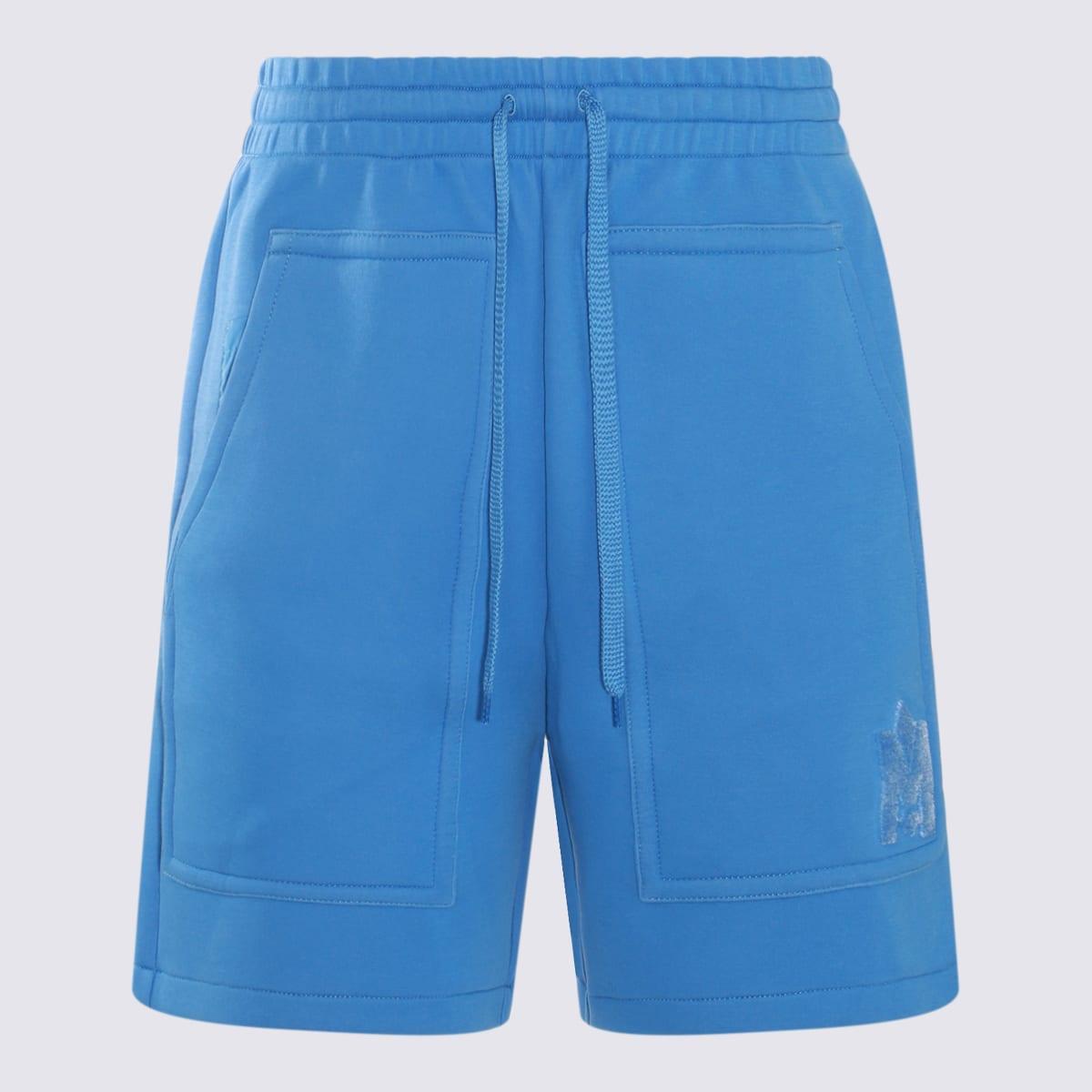 Blue Cotton Shorts