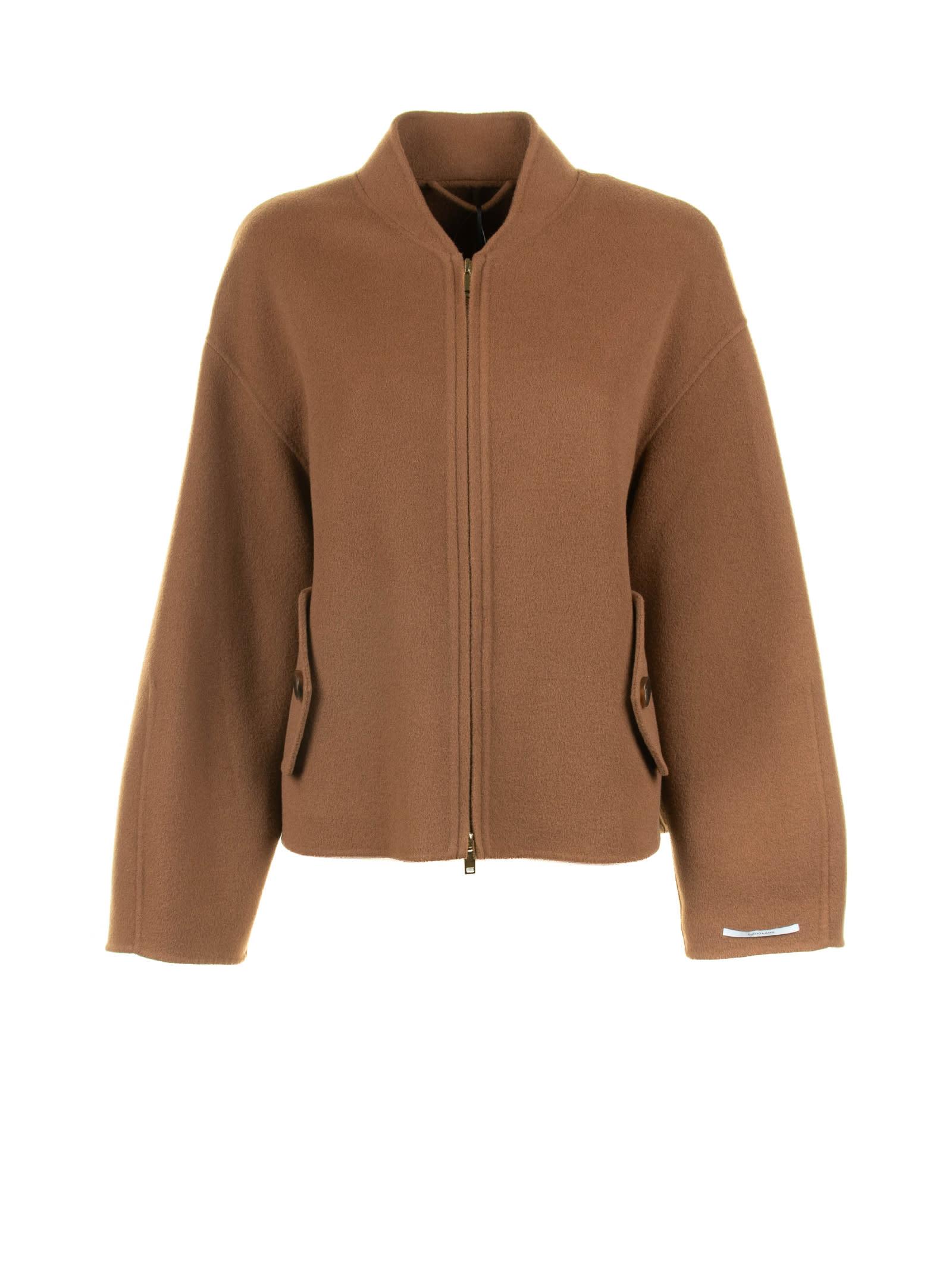 Women's Tobacco Zip Jacket