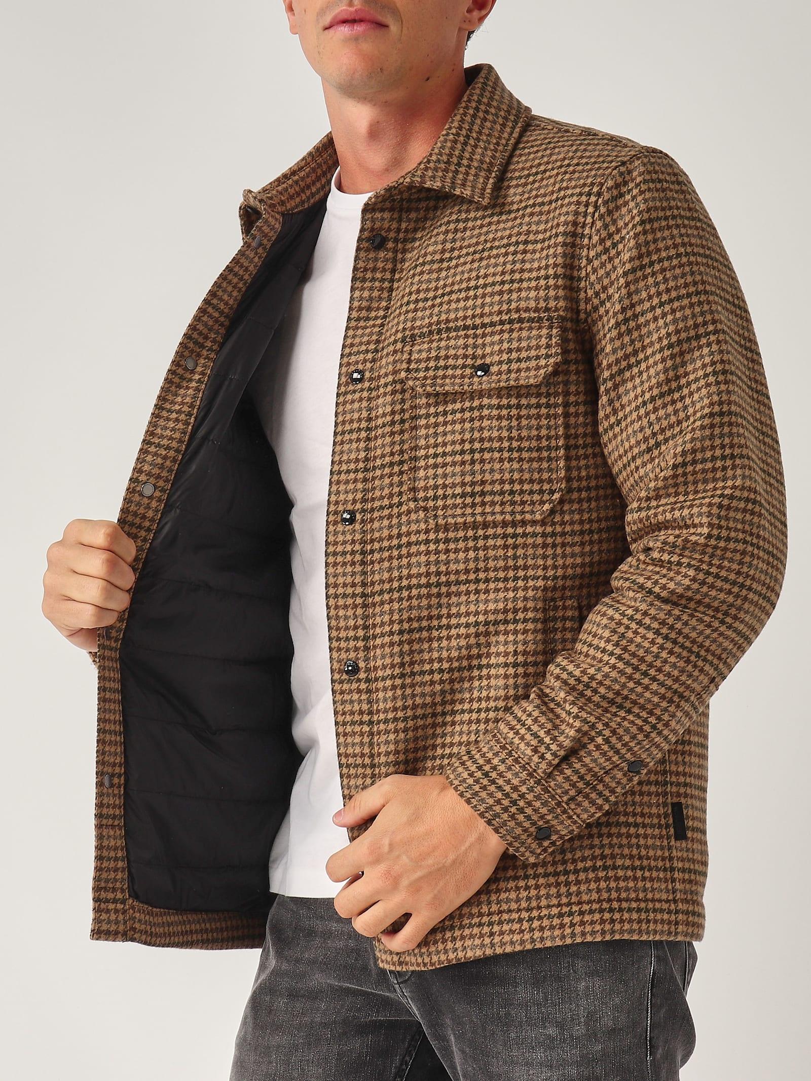 Alaskan Wool Check Overshirt Shirt