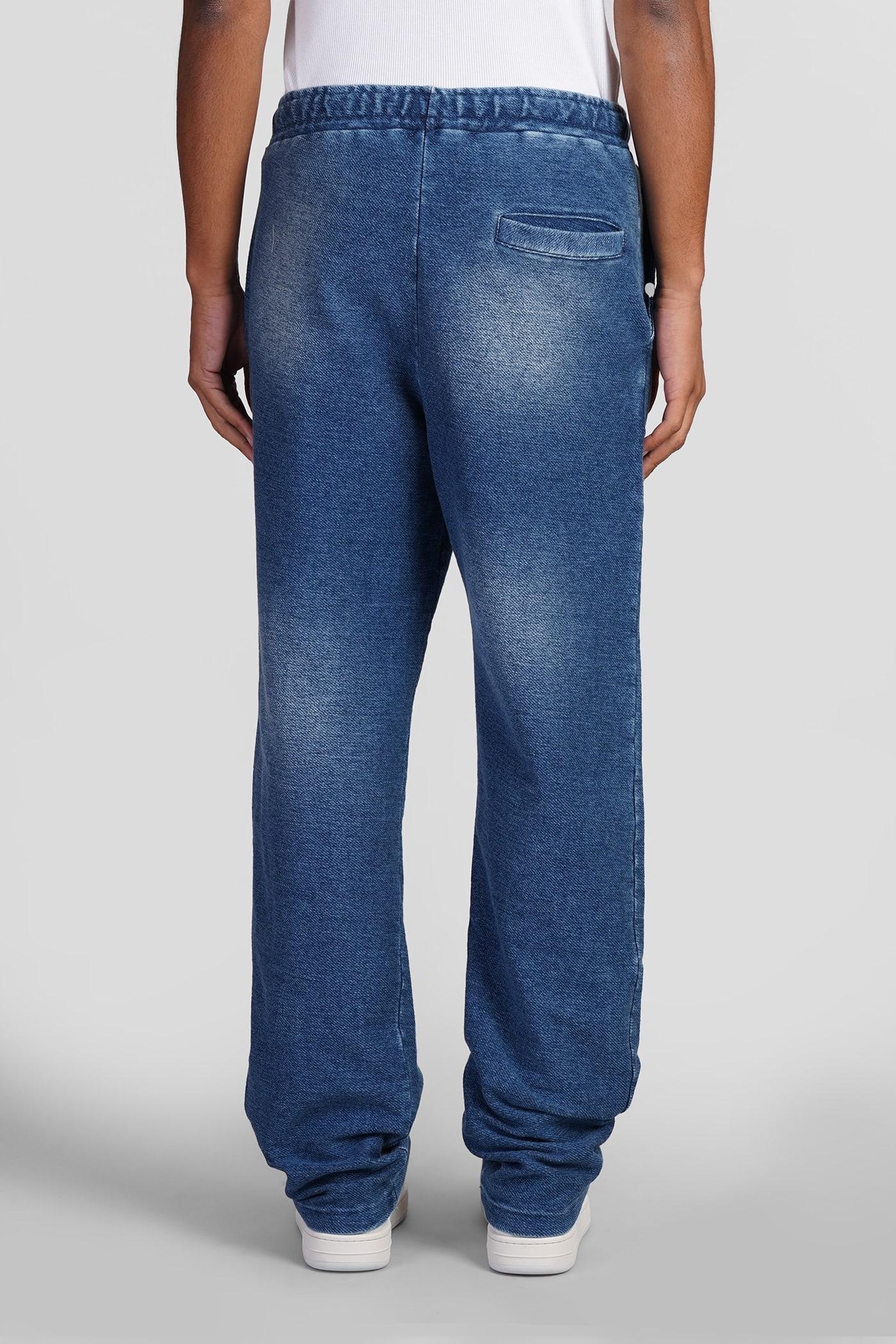 Pants In Blue Cotton