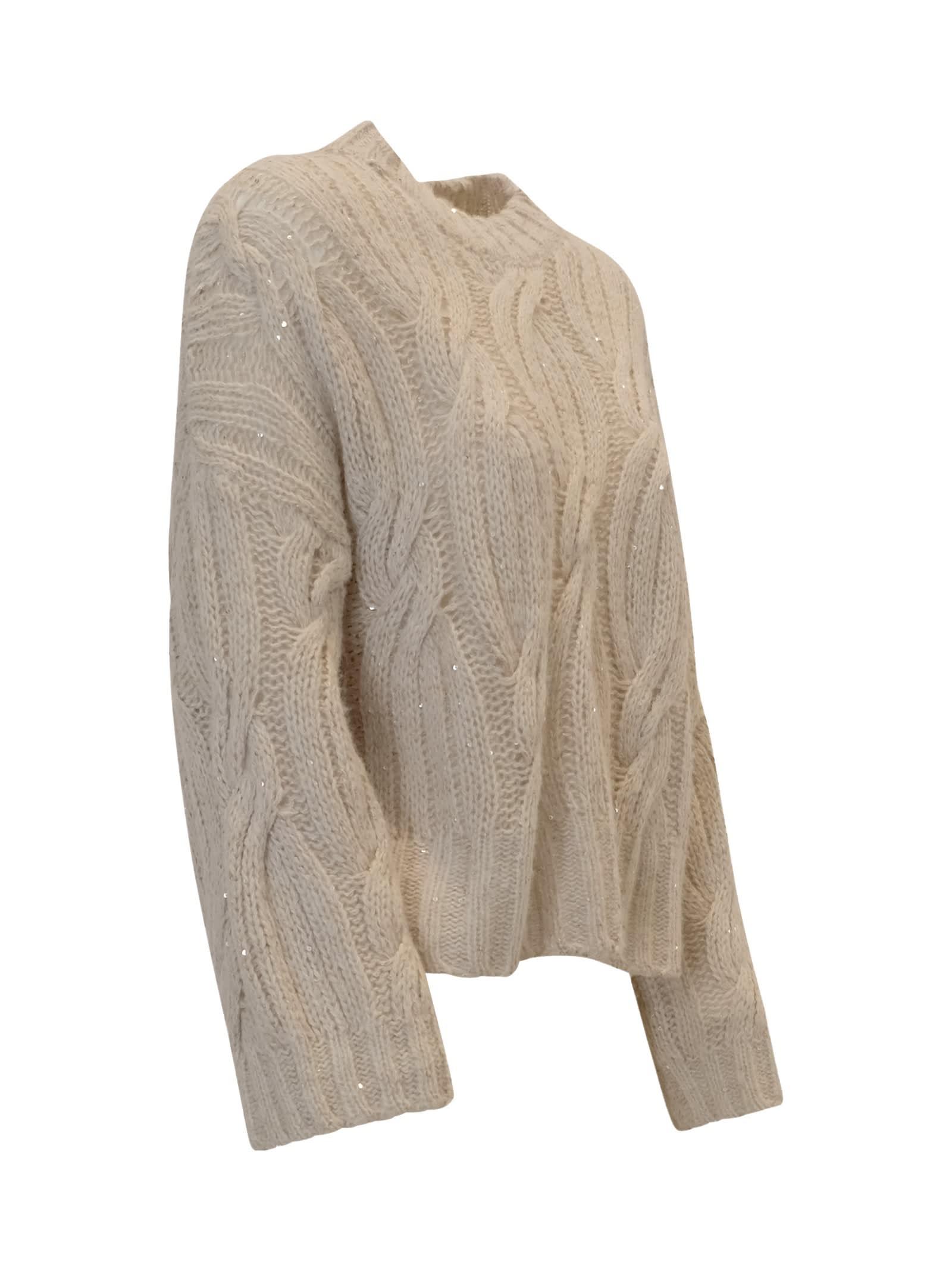 Antonelli Golia Beige Wool Sweater