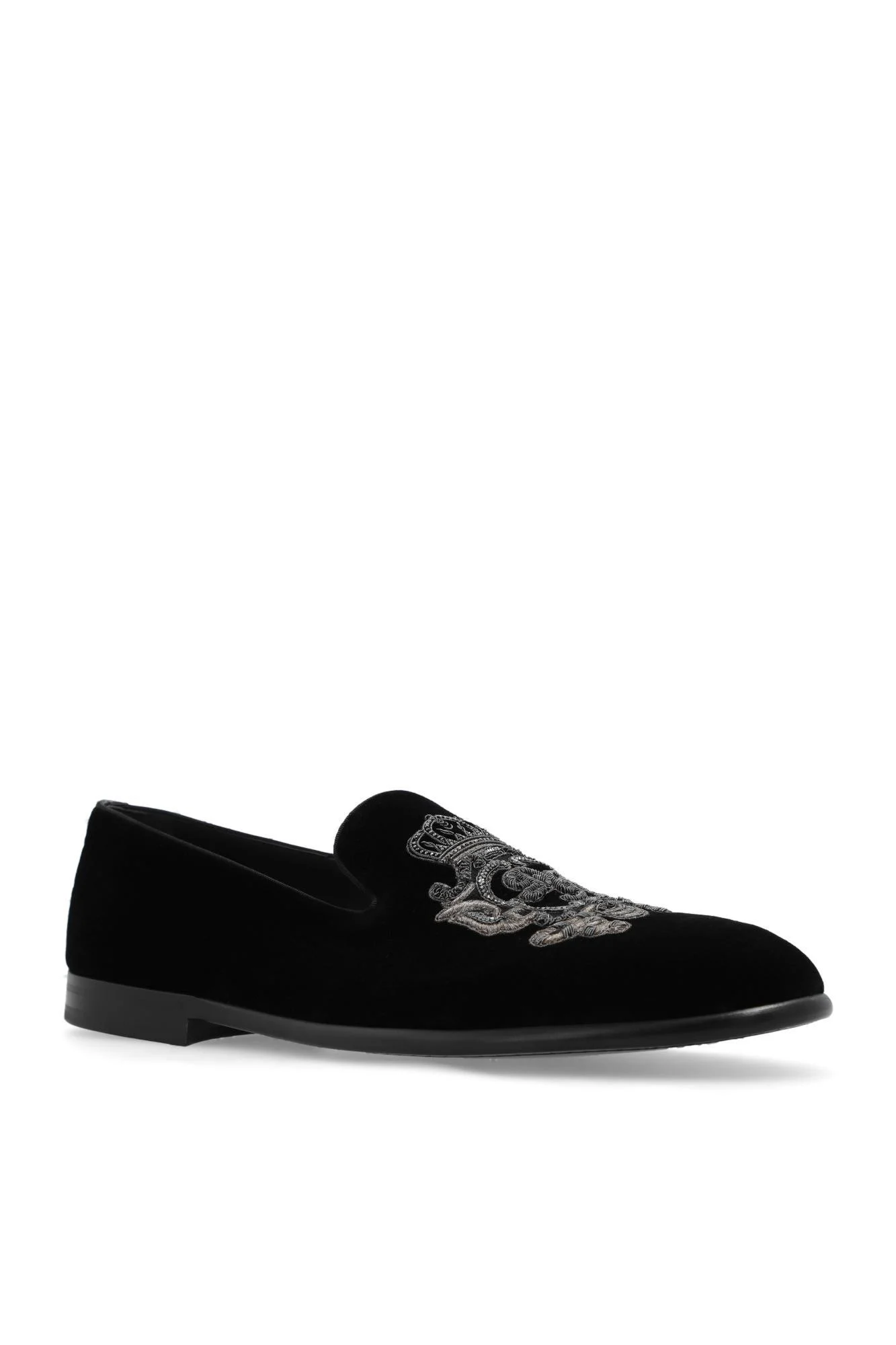 Dolce & Gabbana Velvet Loafers