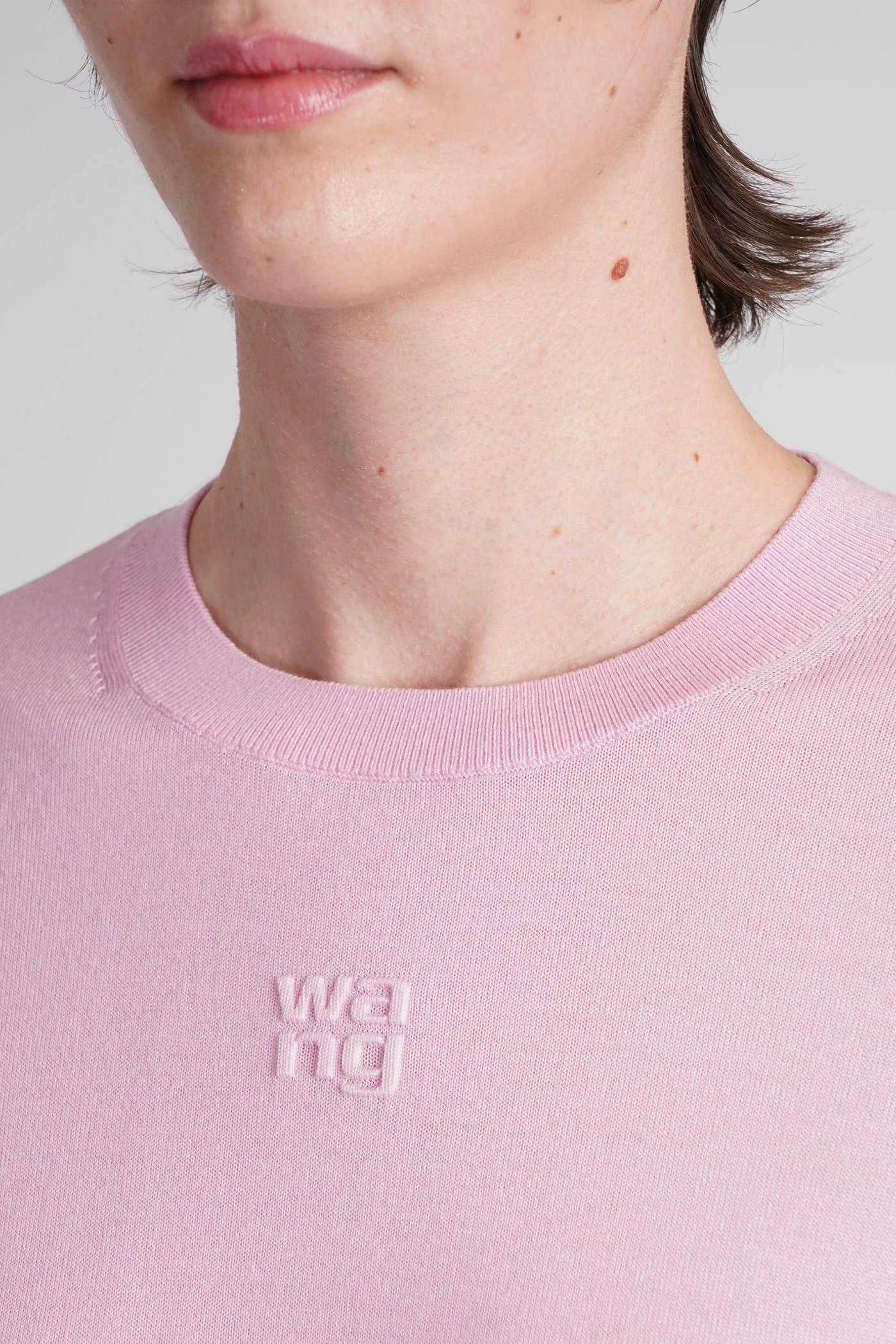 Knitwear In Rose-pink Wool