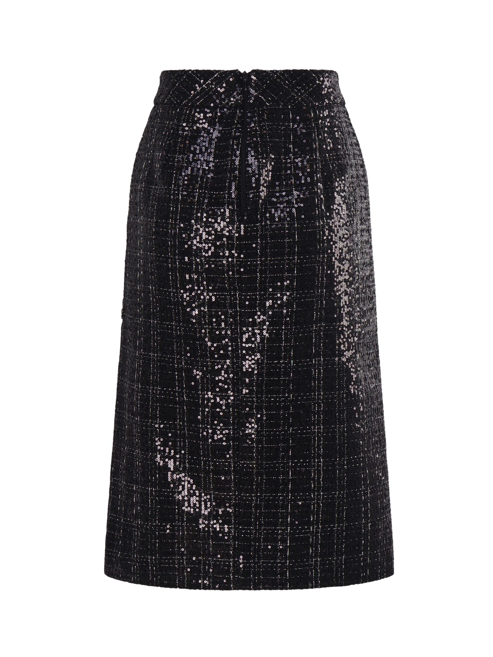 Sequined Pencil Skirt