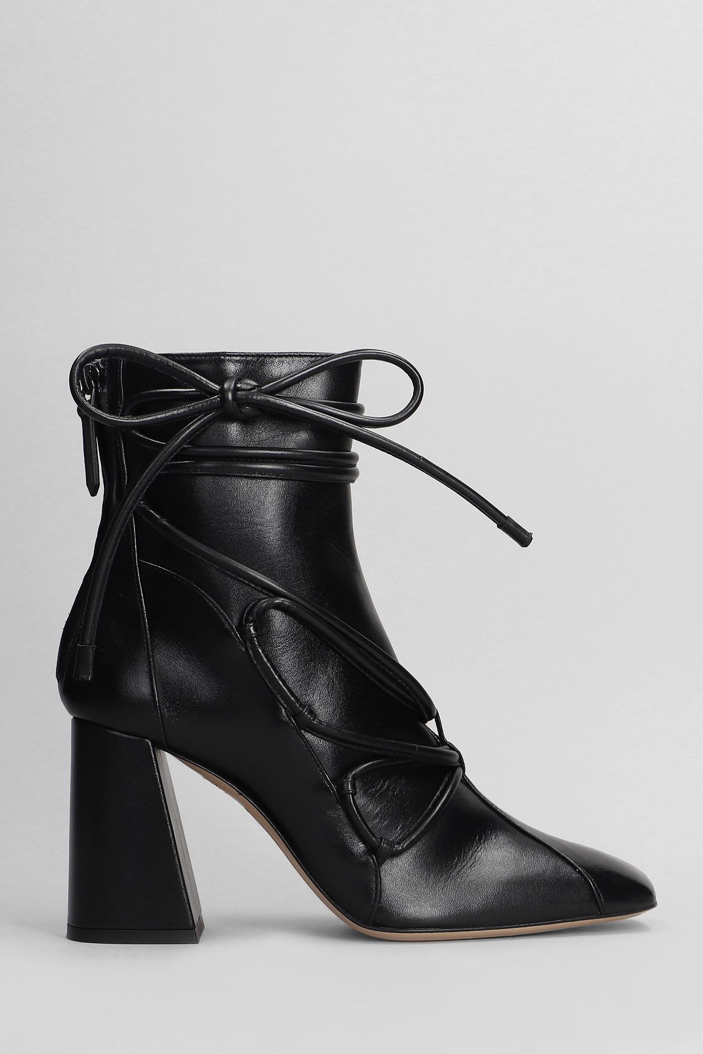 Sophia Webster Havanna High Heels Ankle Boots in Black