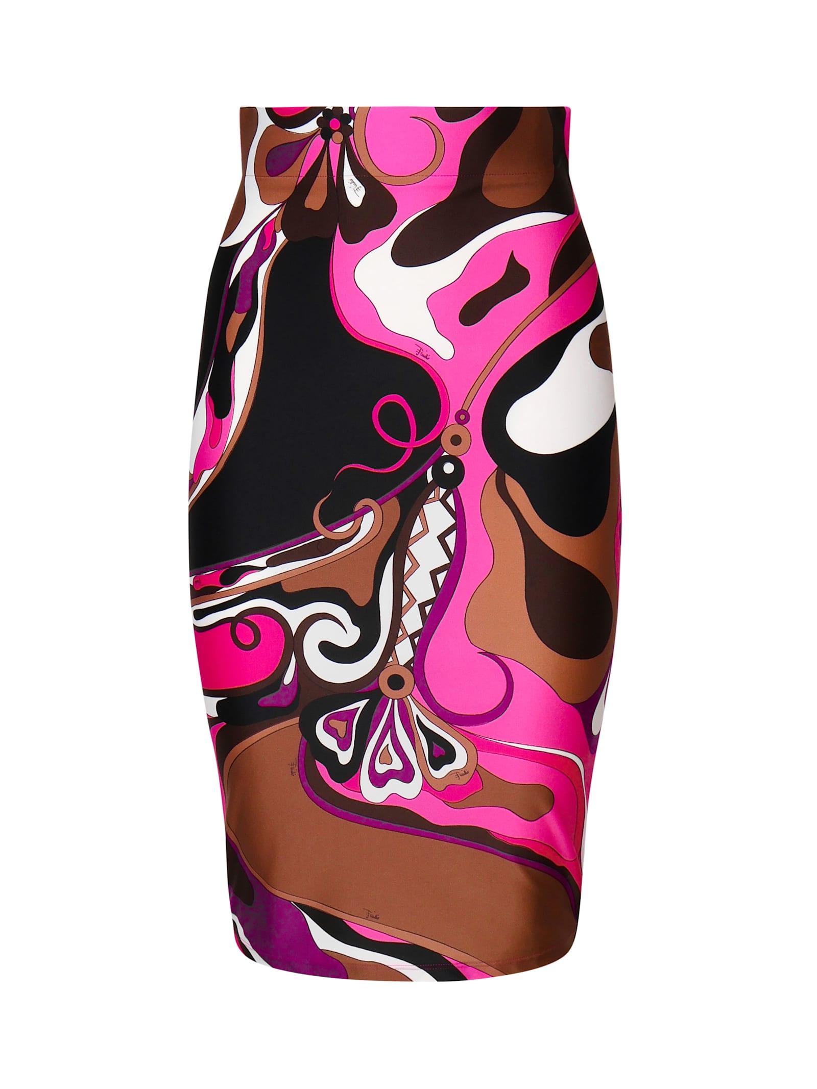 Orchidee Pencil Skirt