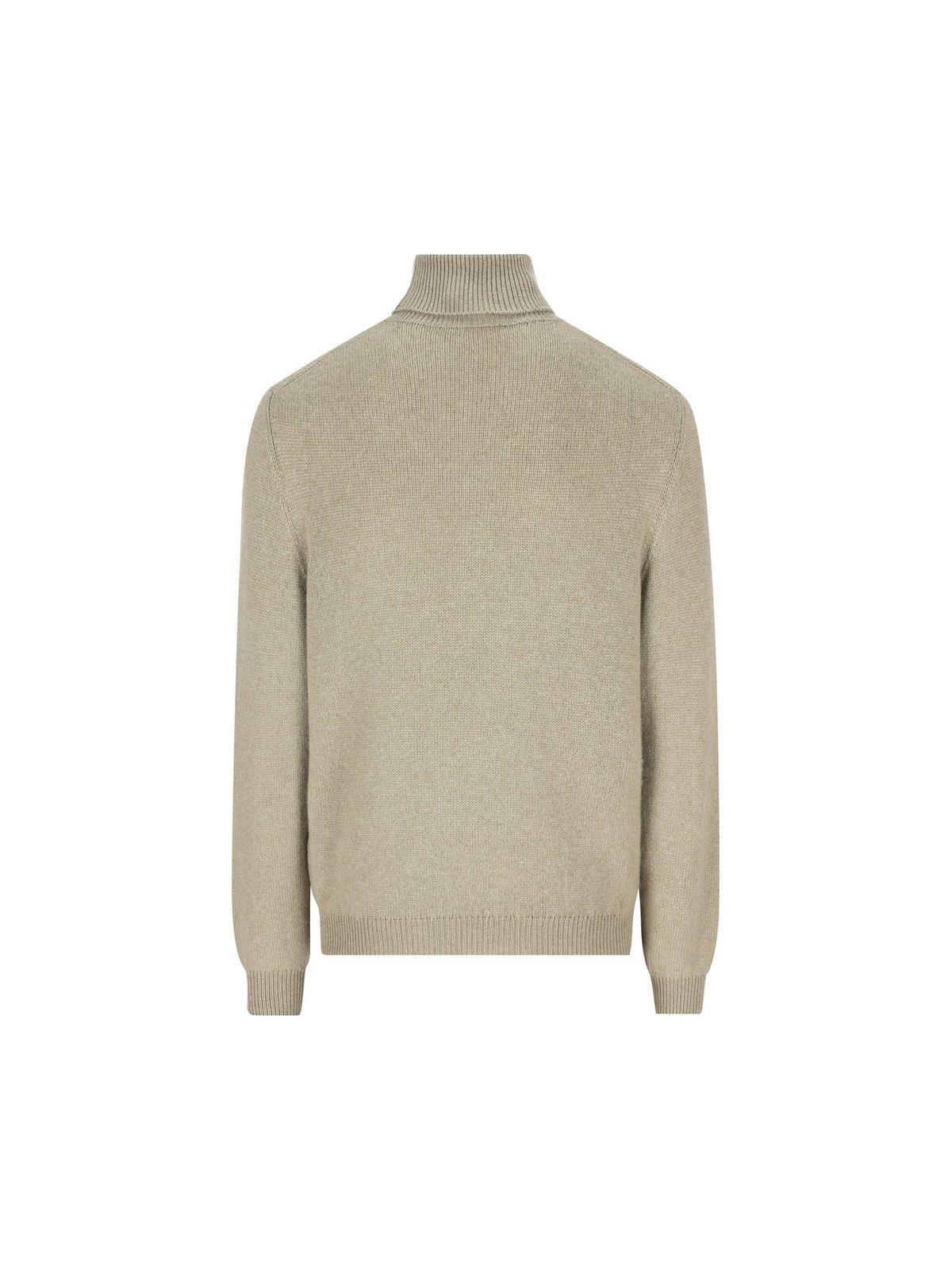 Roll-neck Long-sleeved Jumper