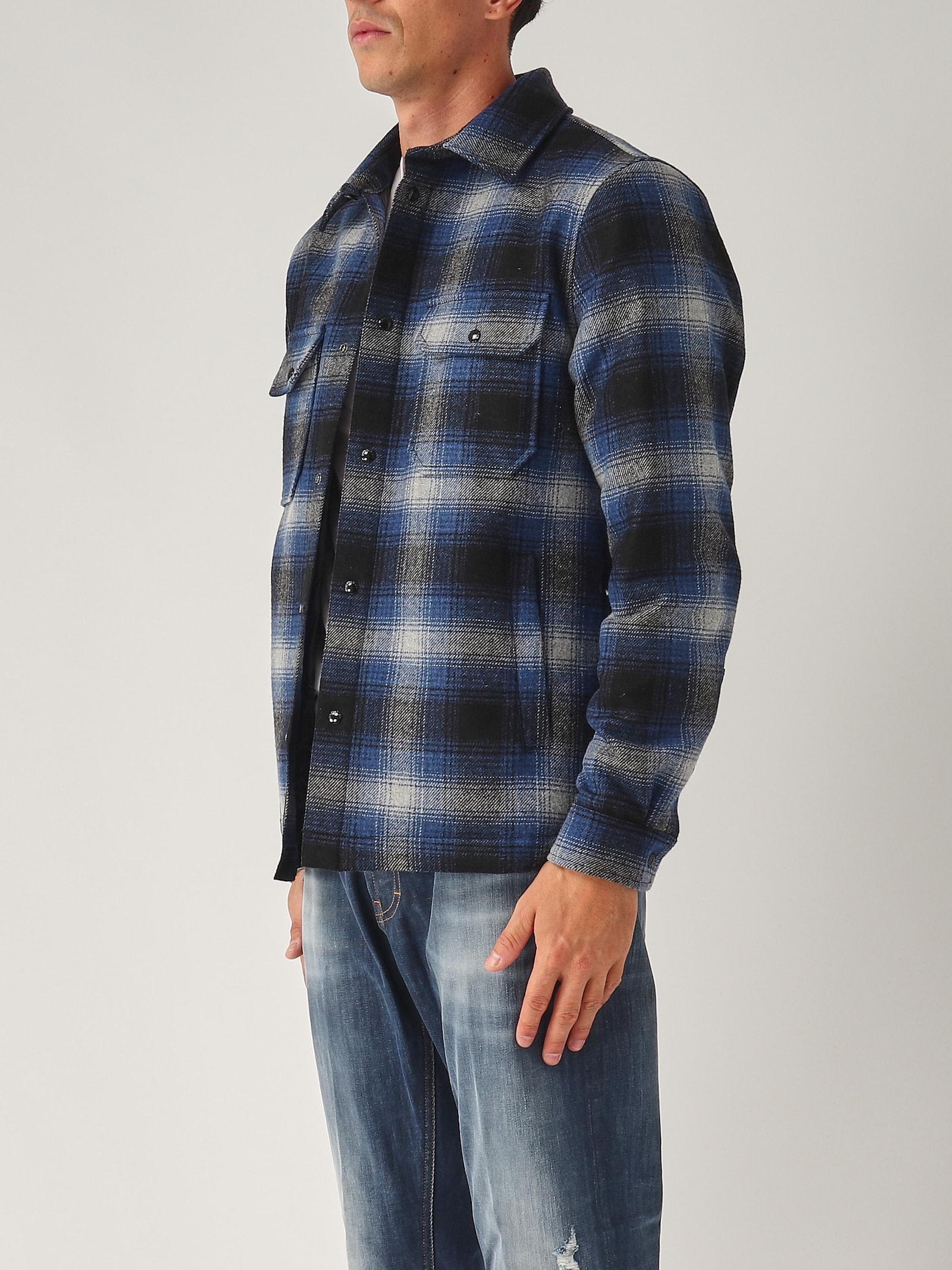 Alaskan Wool Check Overshirt Shirt