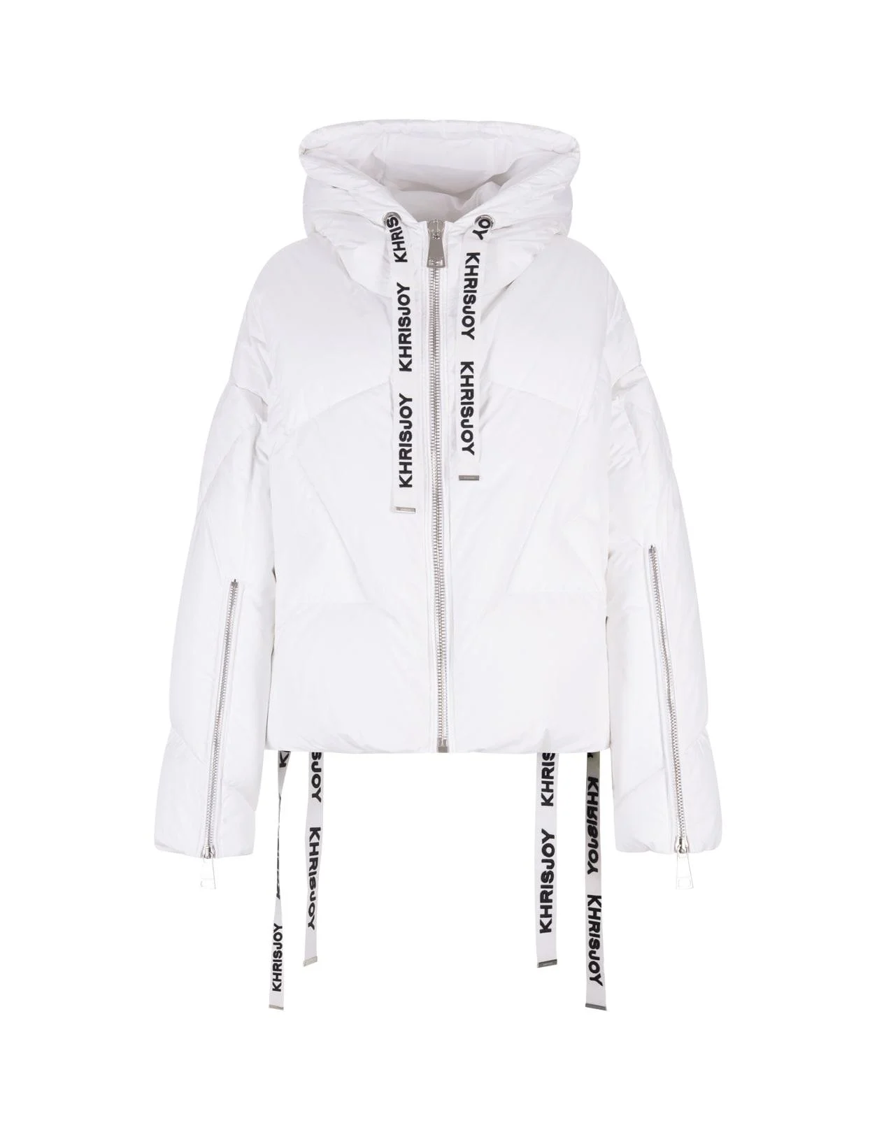 White Khris Iconic Puffer Jacket