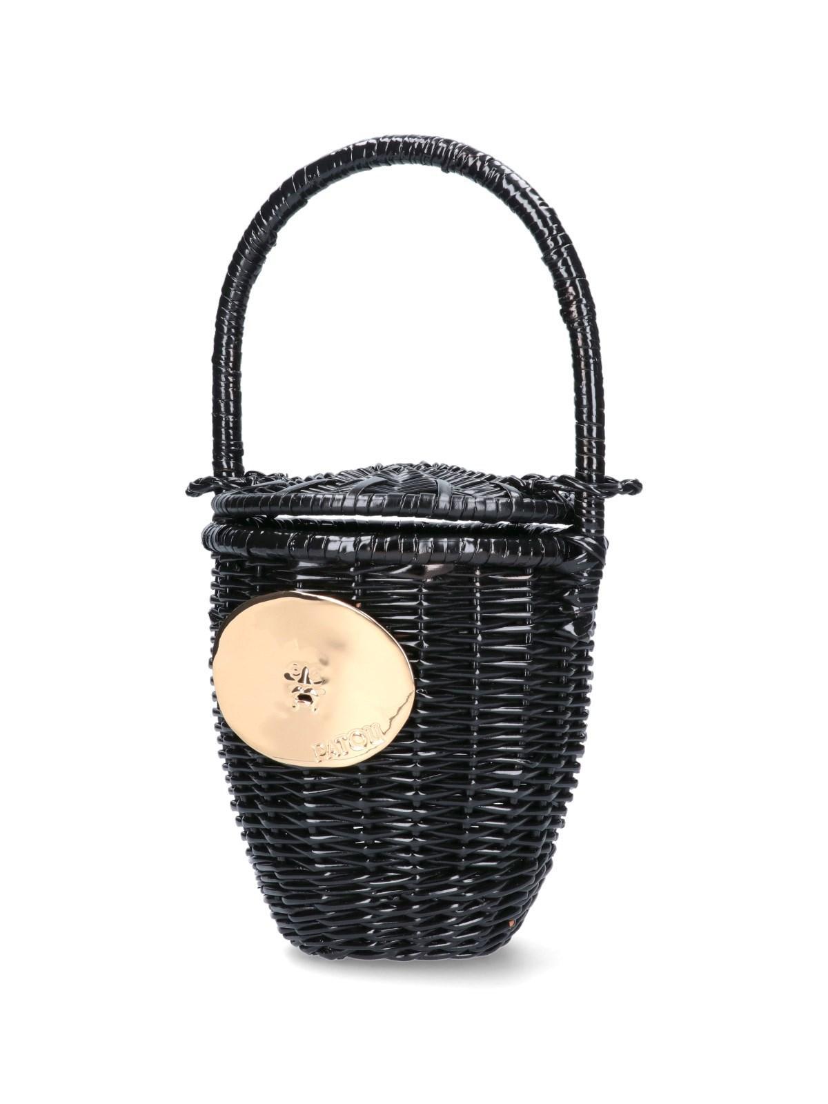 Wicker Bucket Bag