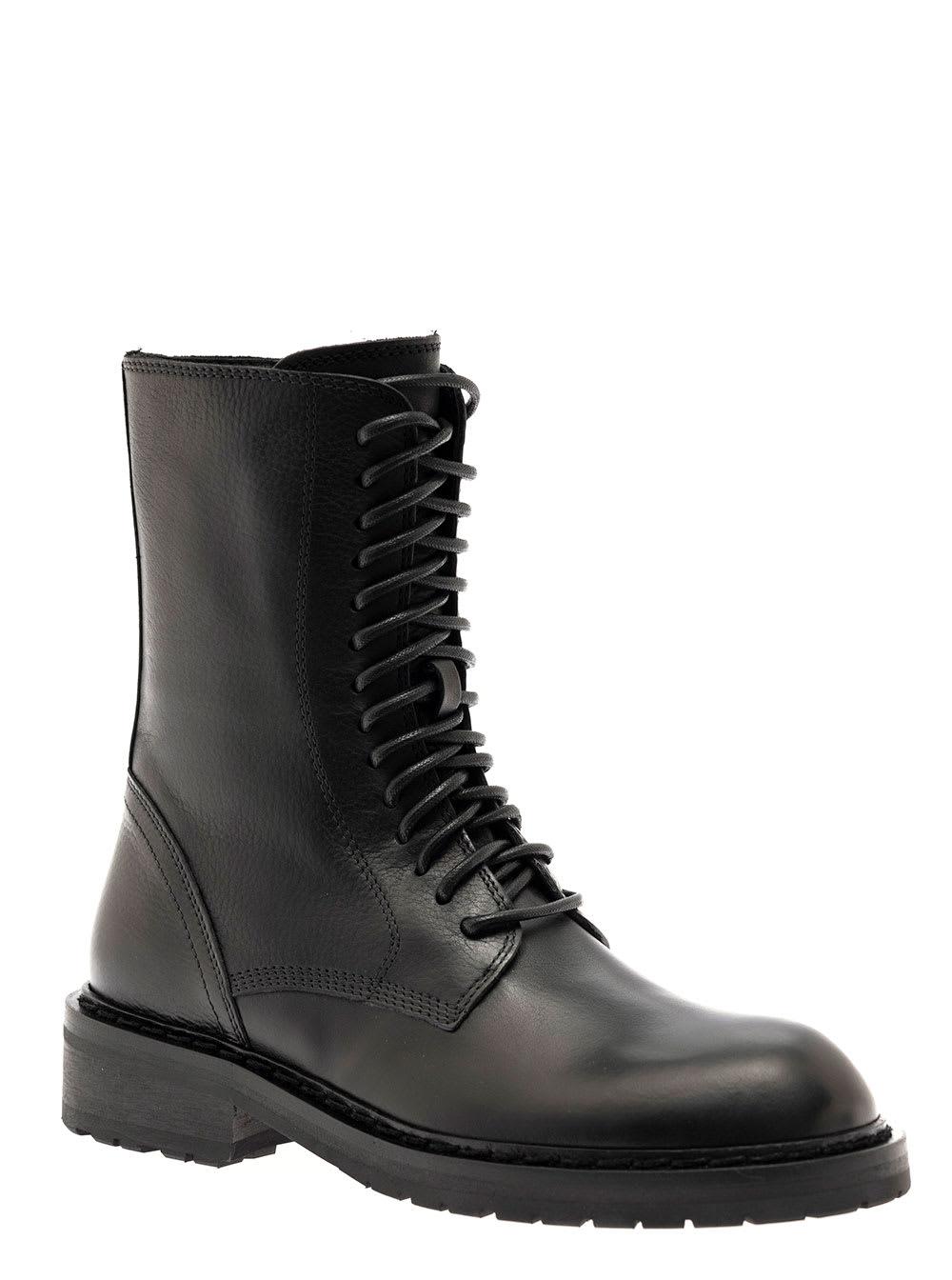 Henrica Leather Ankle Boots Woman Ann Demeulemeester