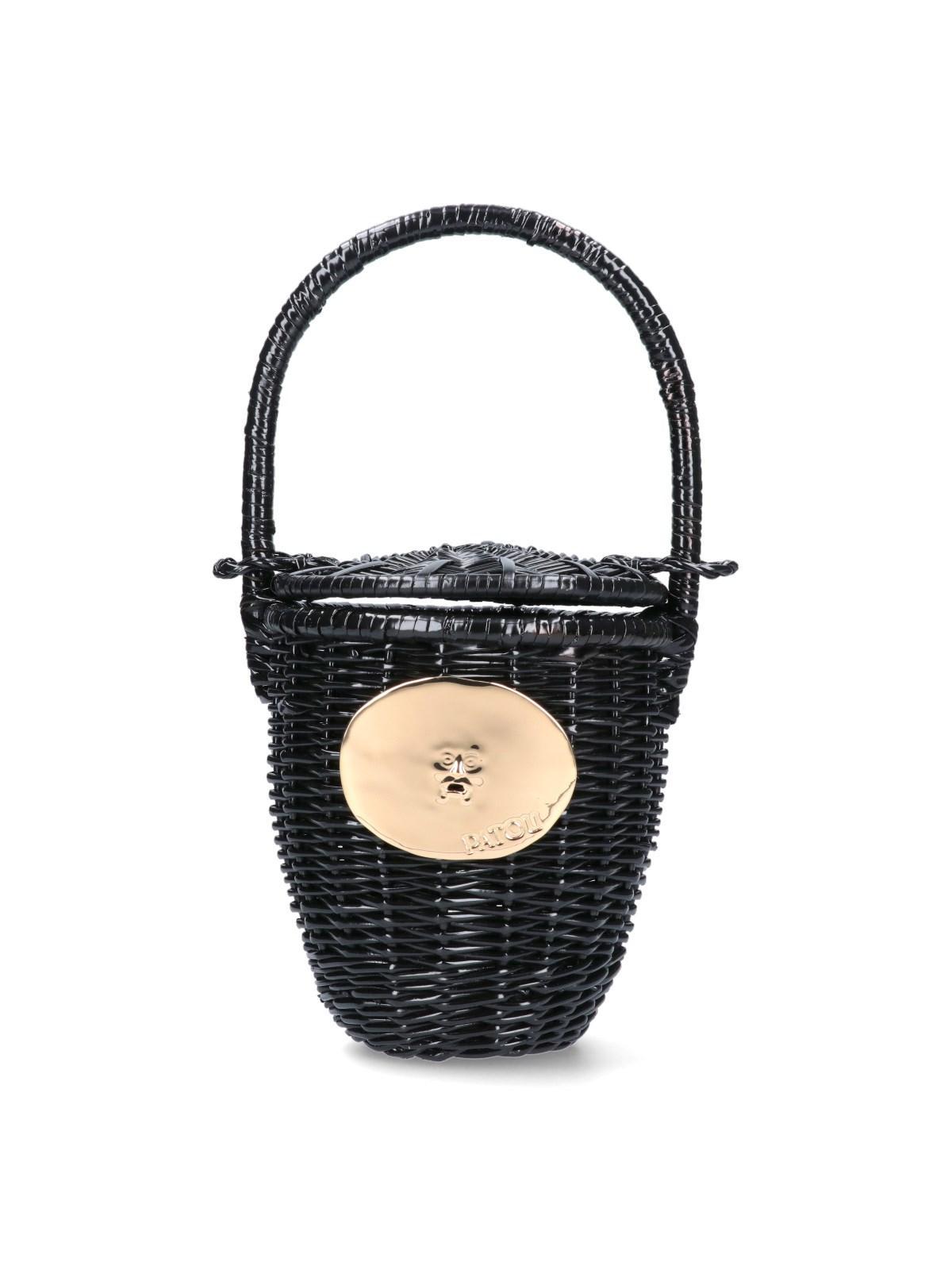 Wicker Bucket Bag