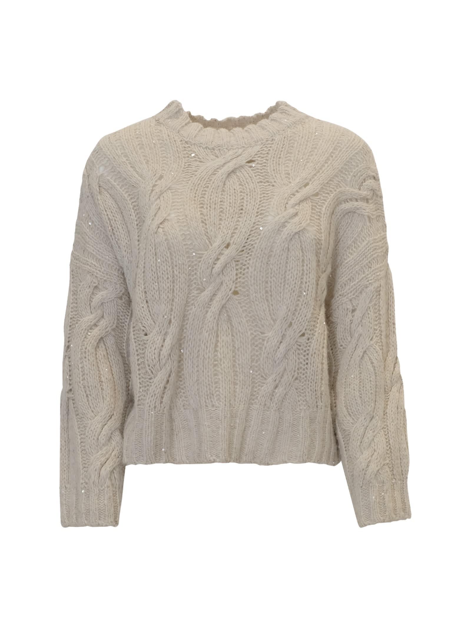 Antonelli Golia Beige Wool Sweater