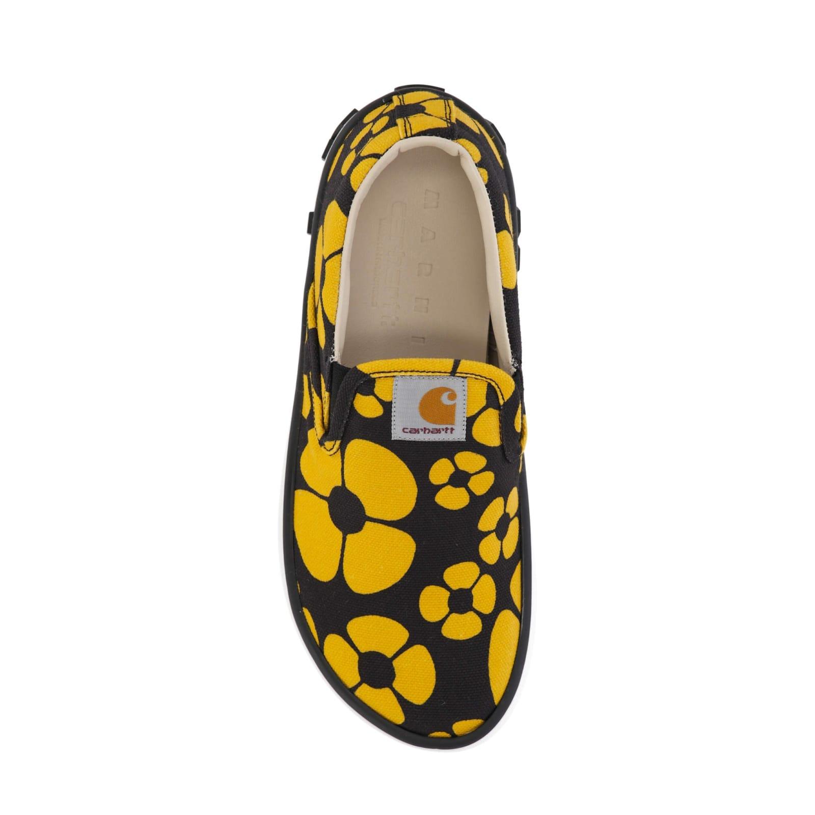 Marni Printed Slip On Sneakers