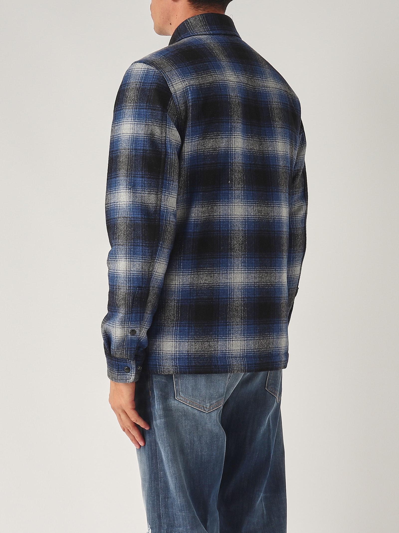 Alaskan Wool Check Overshirt Shirt