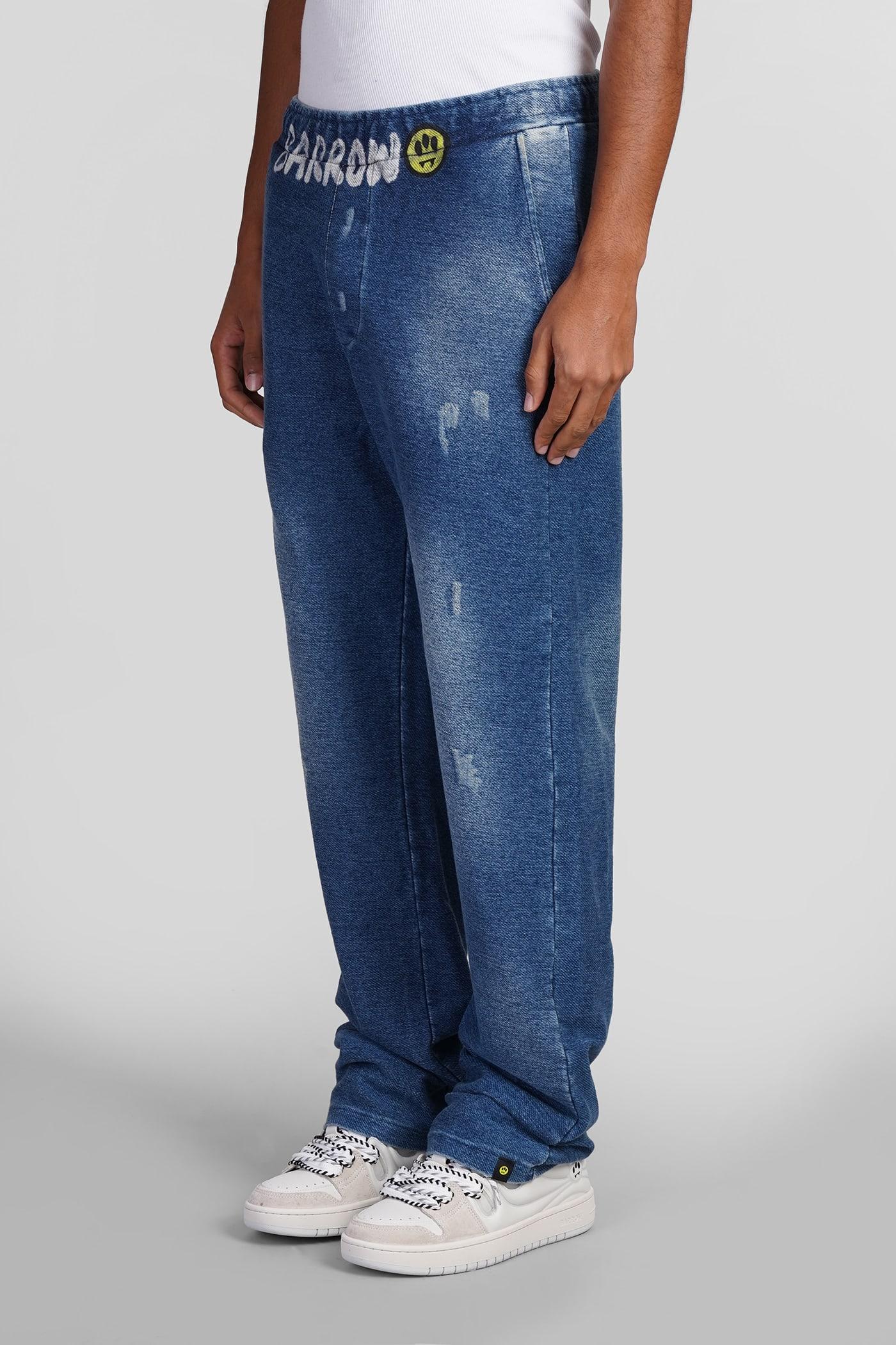 Pants In Blue Cotton