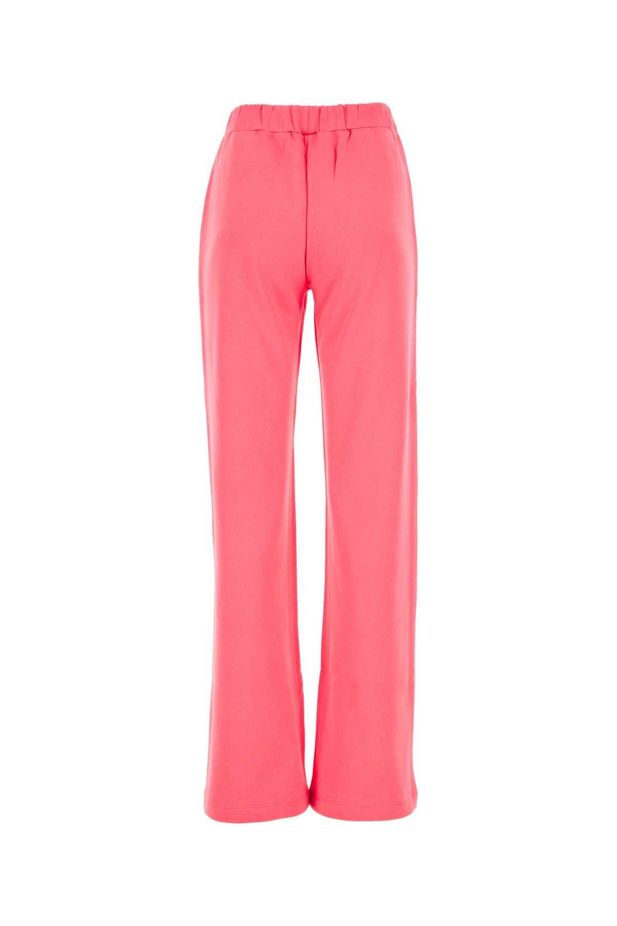 Dark Pink Cotton Joggers