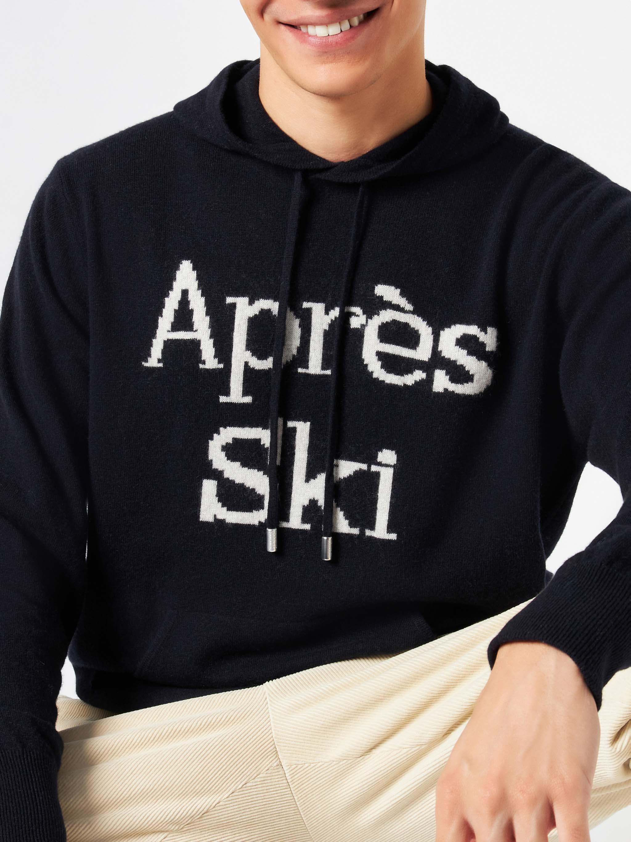 Man Hoodie Sweater With Après Ski Embroidery