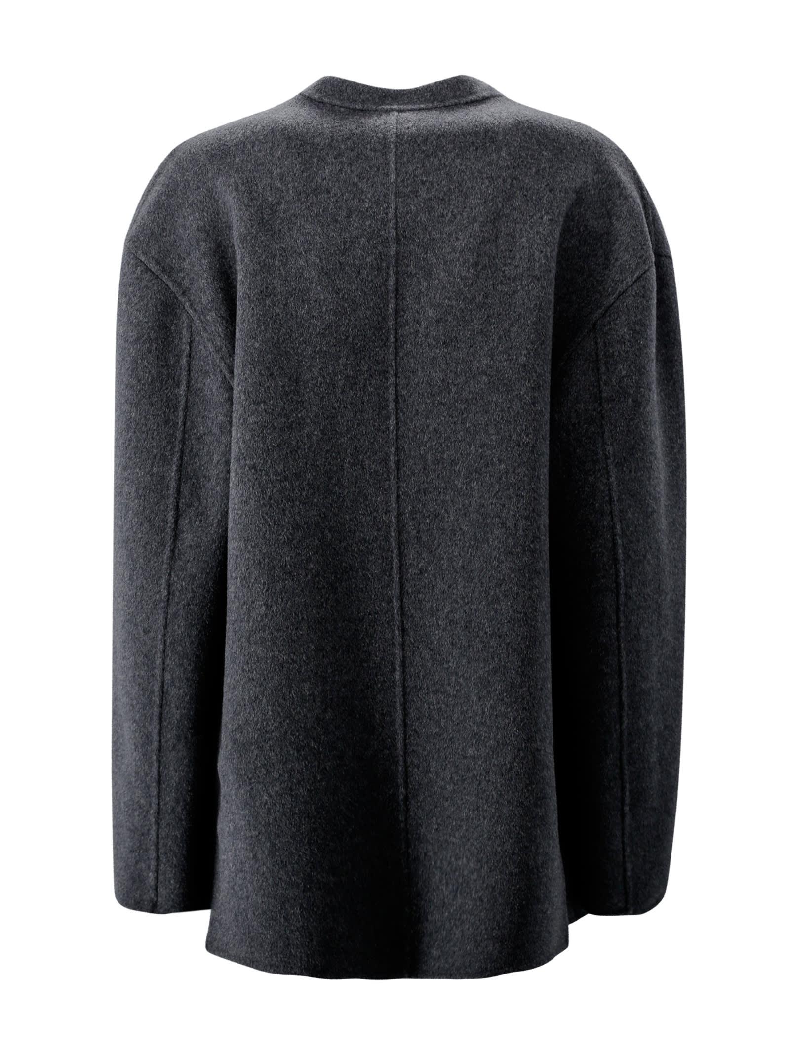 Single-breasted Wool Coat