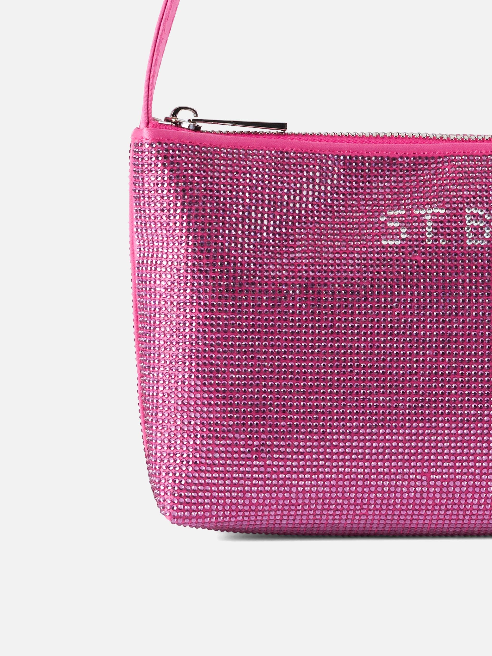 Mini Bag With Fuchsia Rhinestones