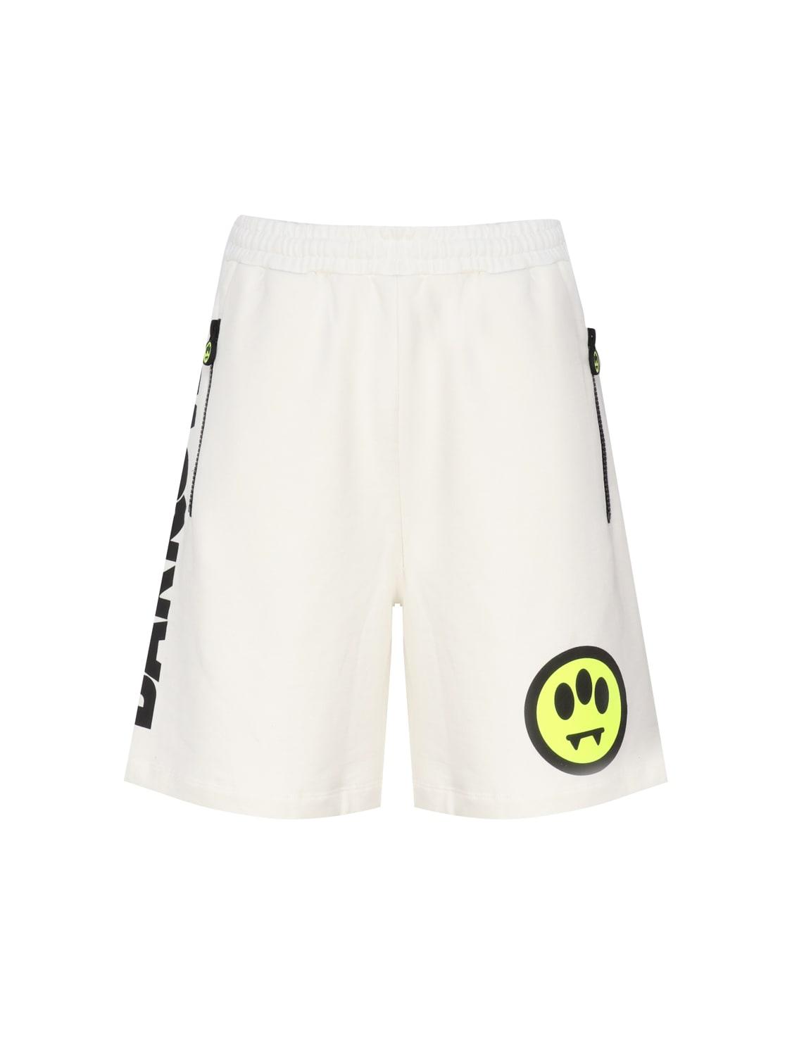 Bermuda Shorts With Logo And Smiley Writing