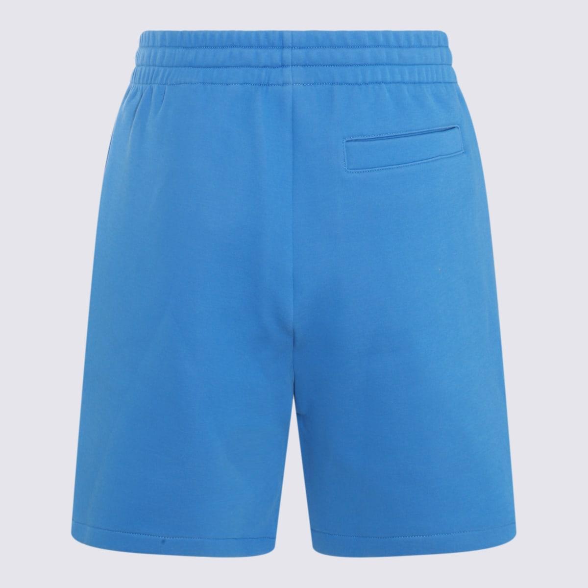 Blue Cotton Shorts