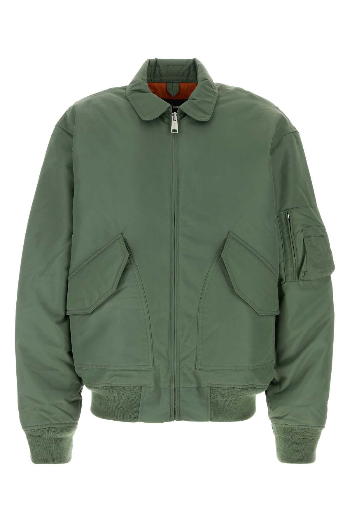 Green Nylon Olten Bomber