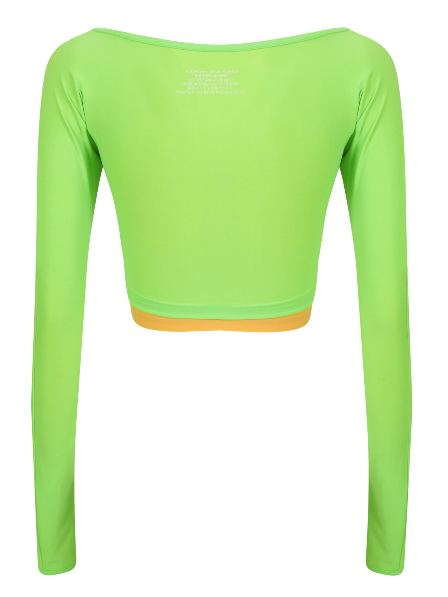 Neon Green Layered Top