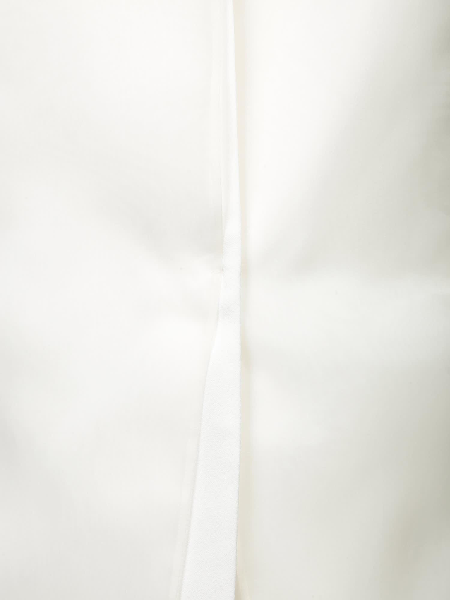 White Silk Organza Shirt