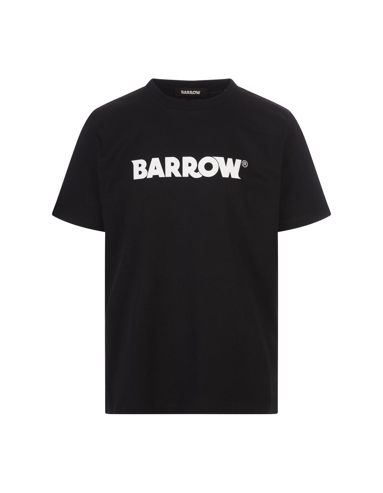 Black T-shirt With Logo Lettering