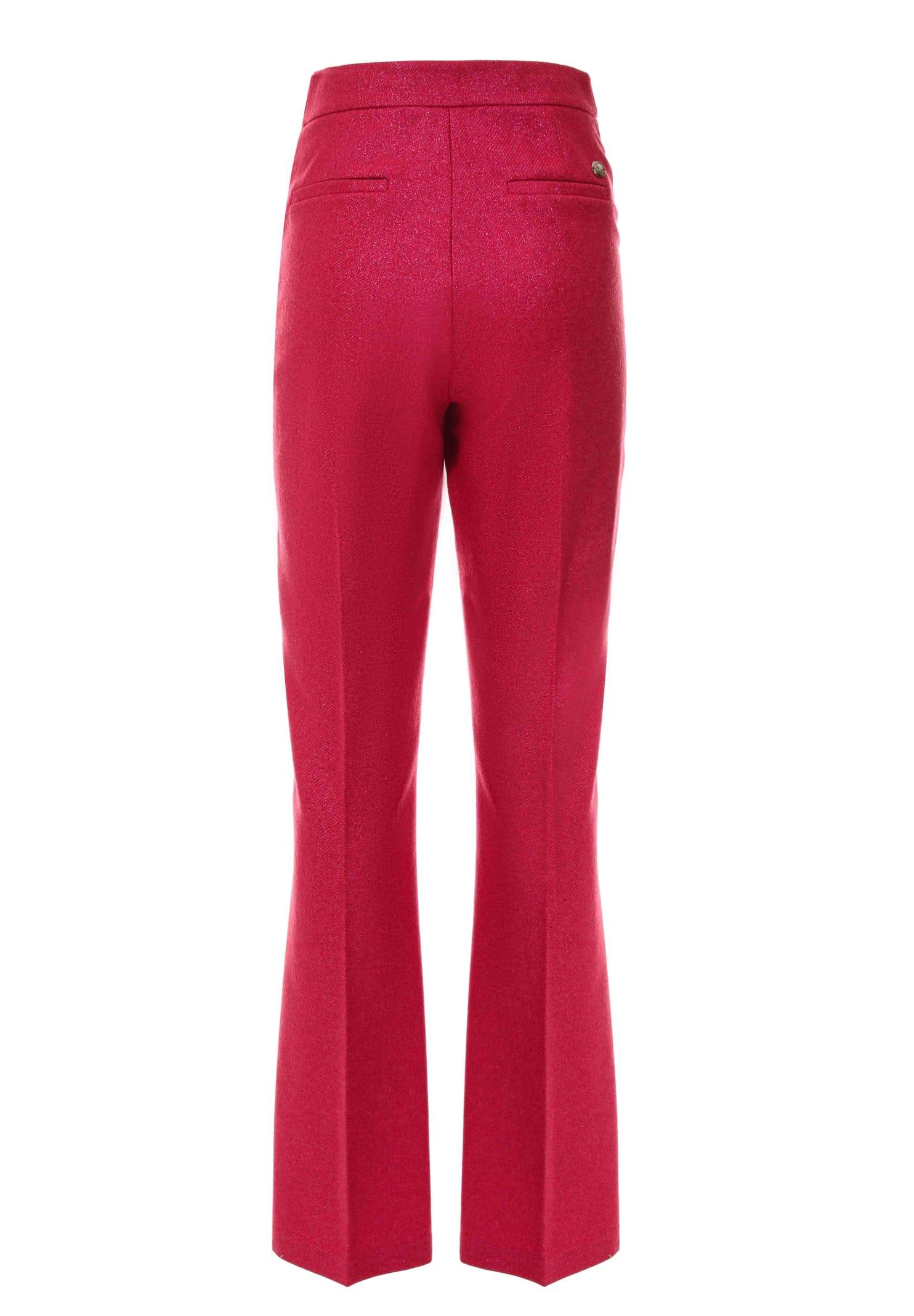 Chiara Ferragni Trousers Pink