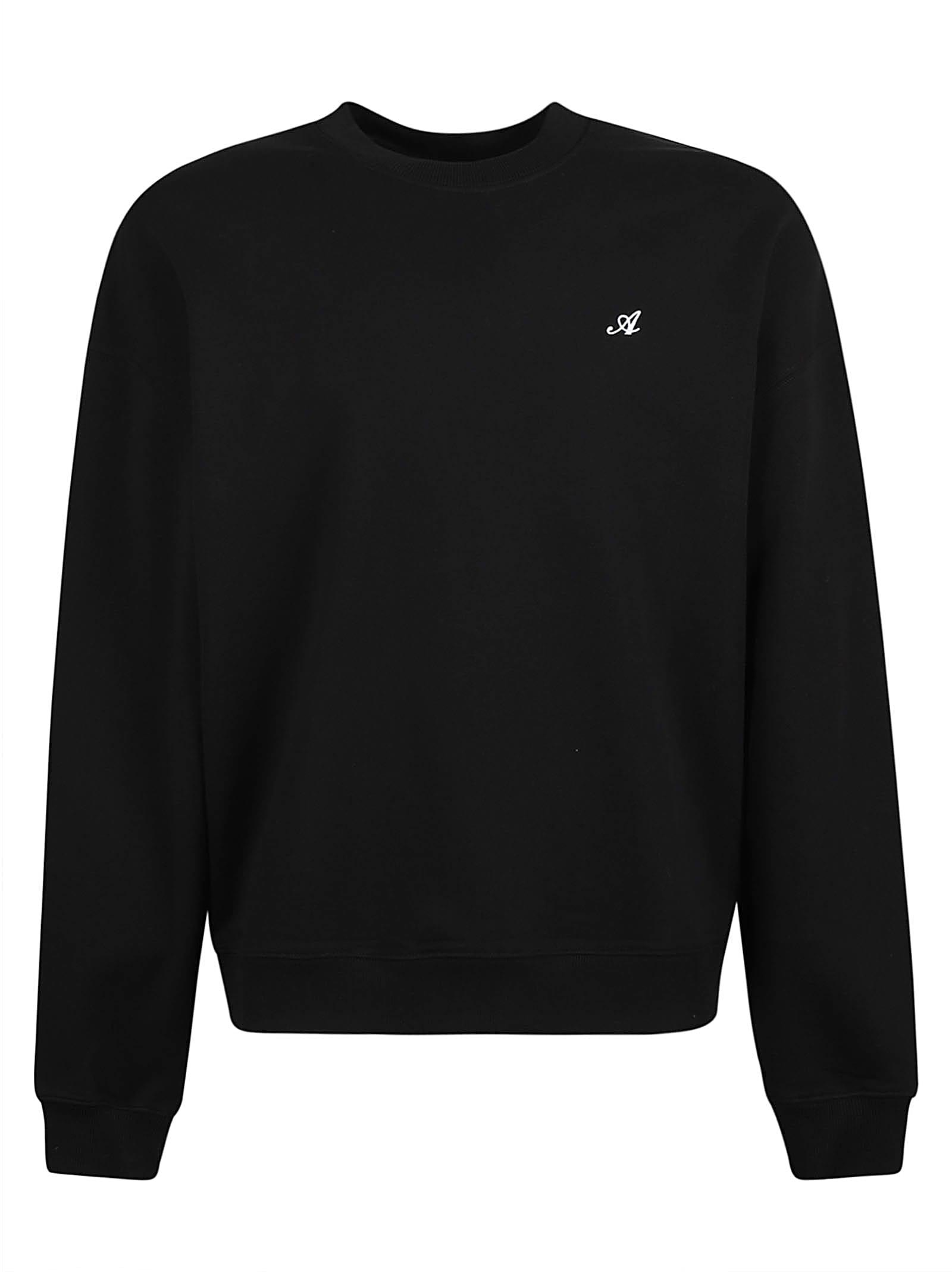 Logo Detail Ribbed Sweatshirt