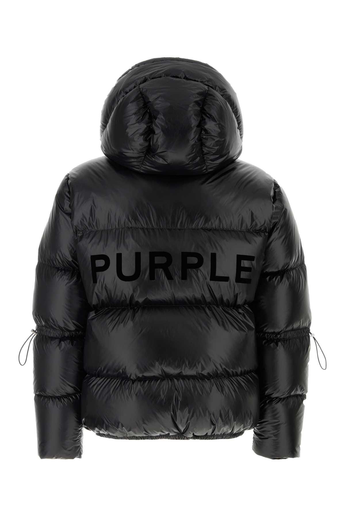 Black Nylon Down Jacket